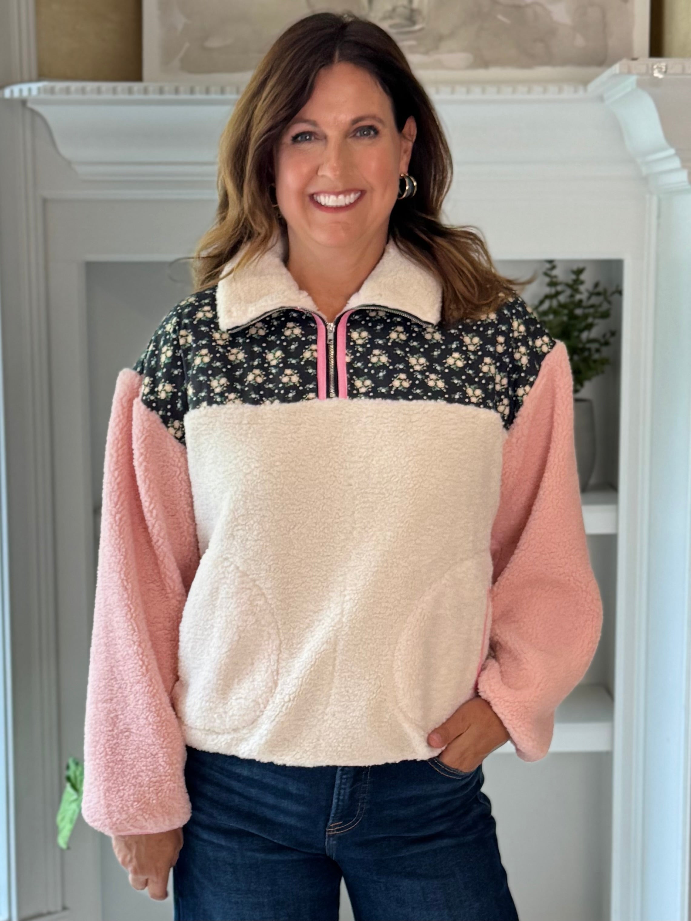 Cozy Contrast Pullover