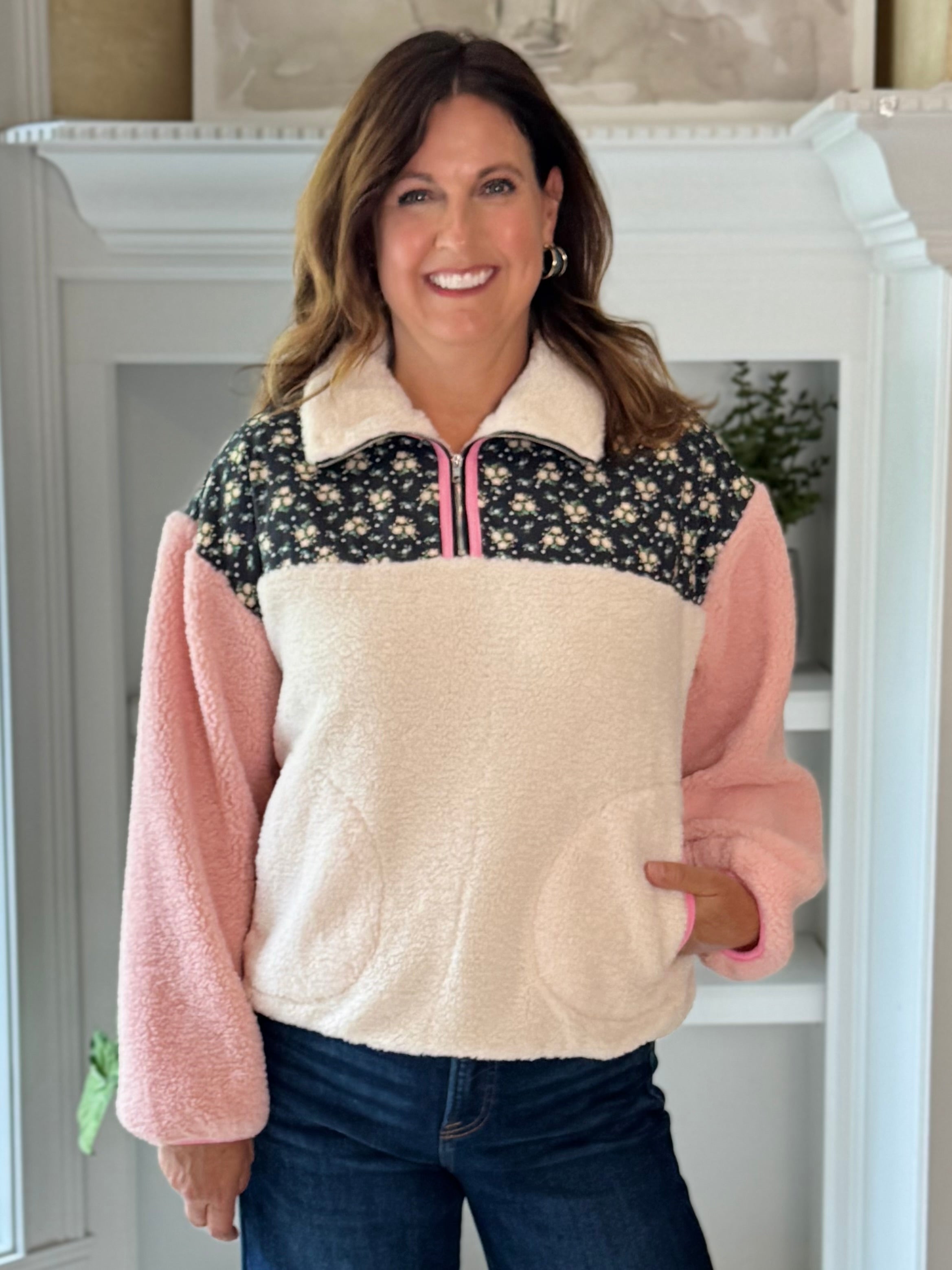 Cozy Contrast Pullover