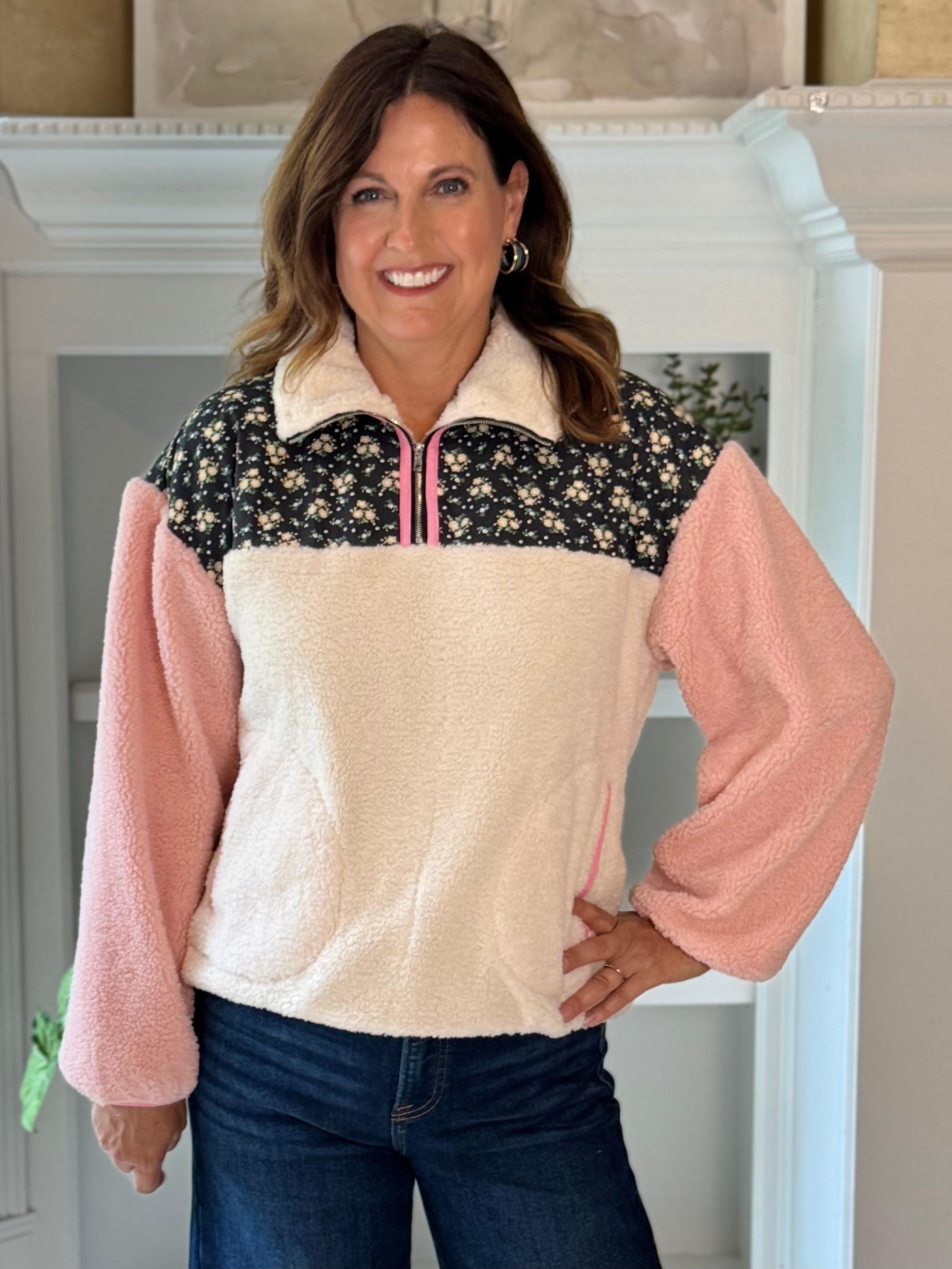 Cozy Contrast Pullover