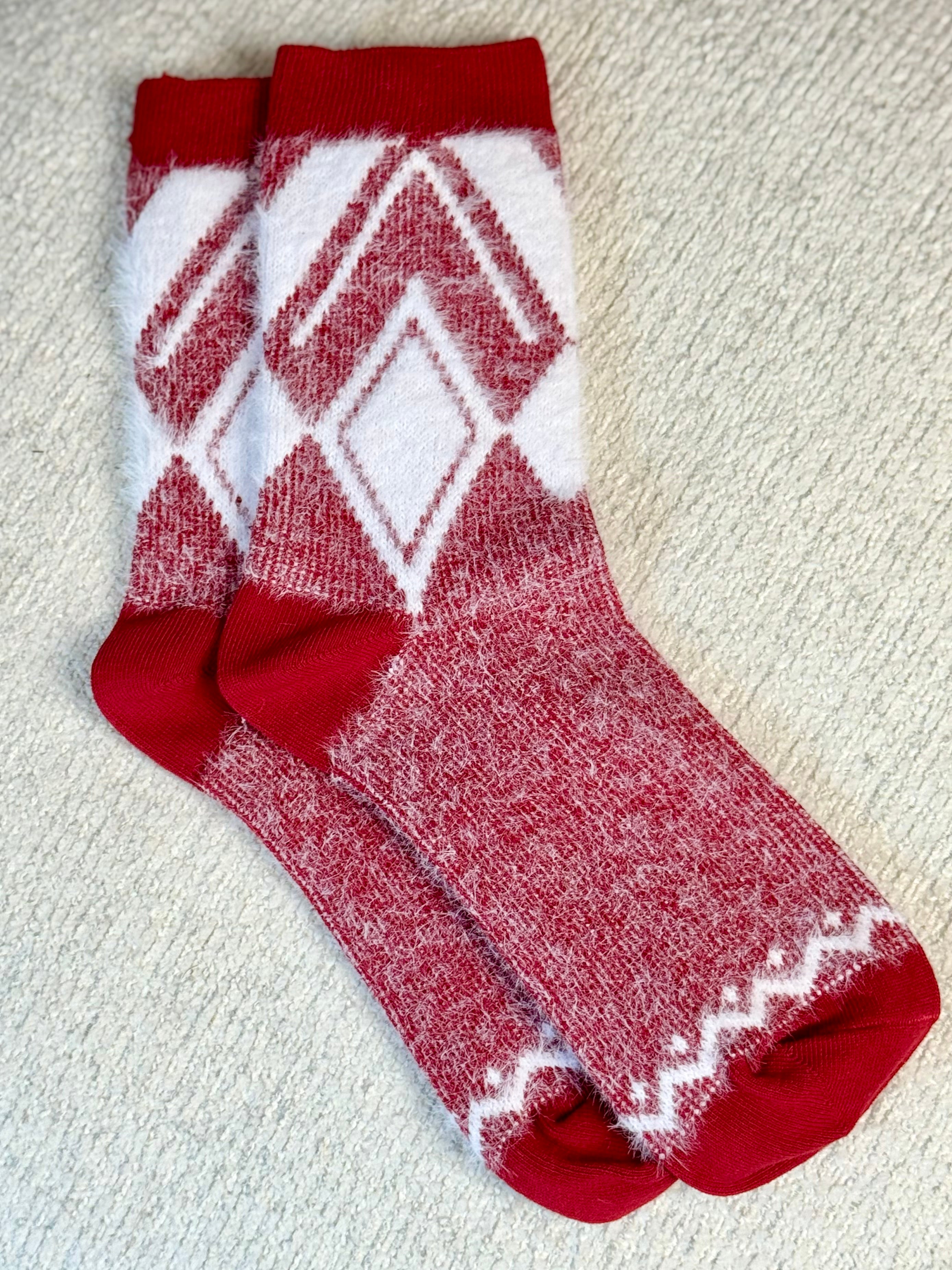 Cozy Socks - Red