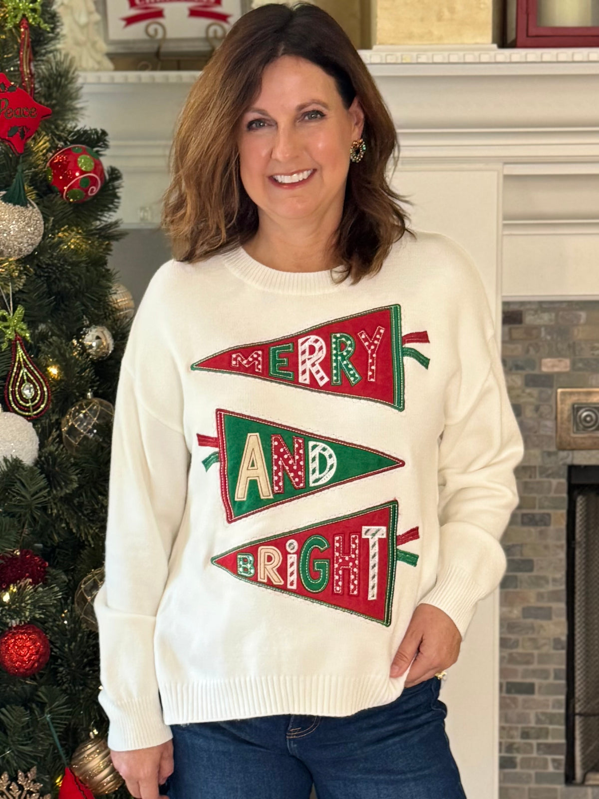 Merry & Bright Spirit Sweater