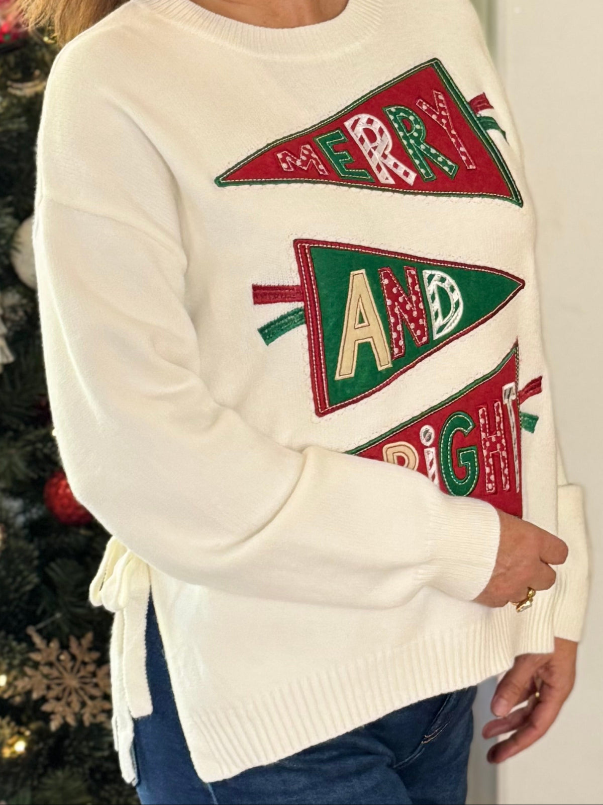 Merry & Bright Spirit Sweater