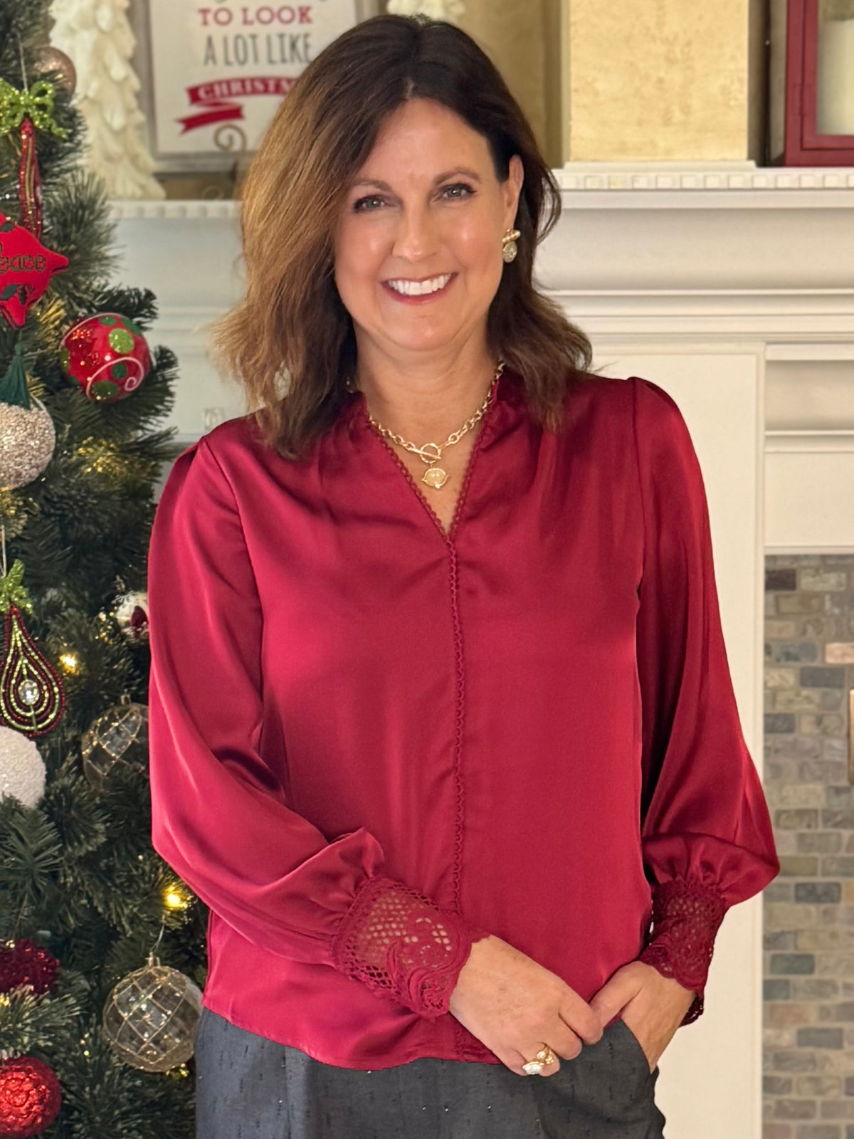 Current Air Graceful Details Blouse