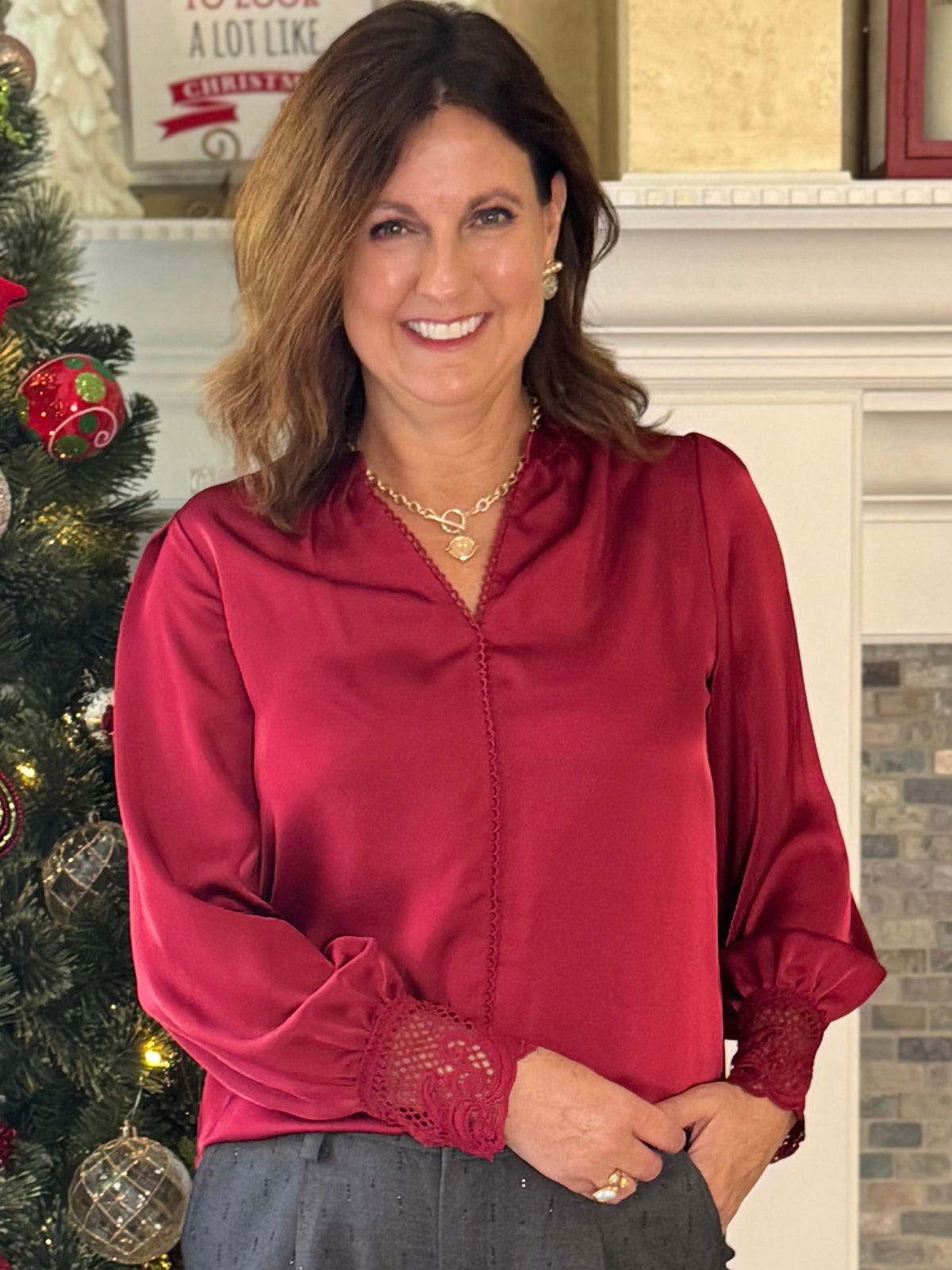 Current Air Graceful Details Blouse