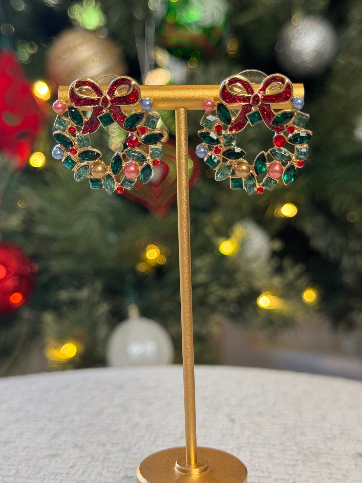 Merry Little Wreath Earrings