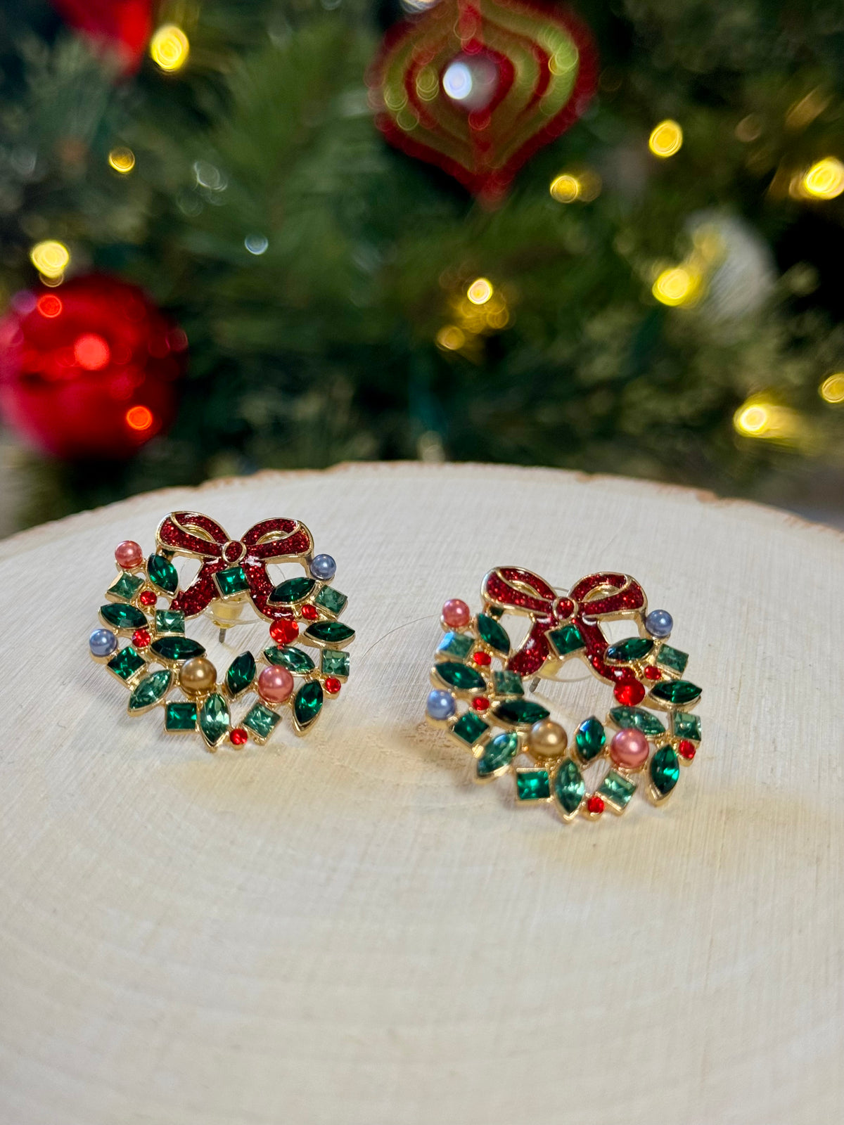 Merry Little Wreath Earrings