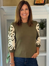 THML Olive Grace Sweater