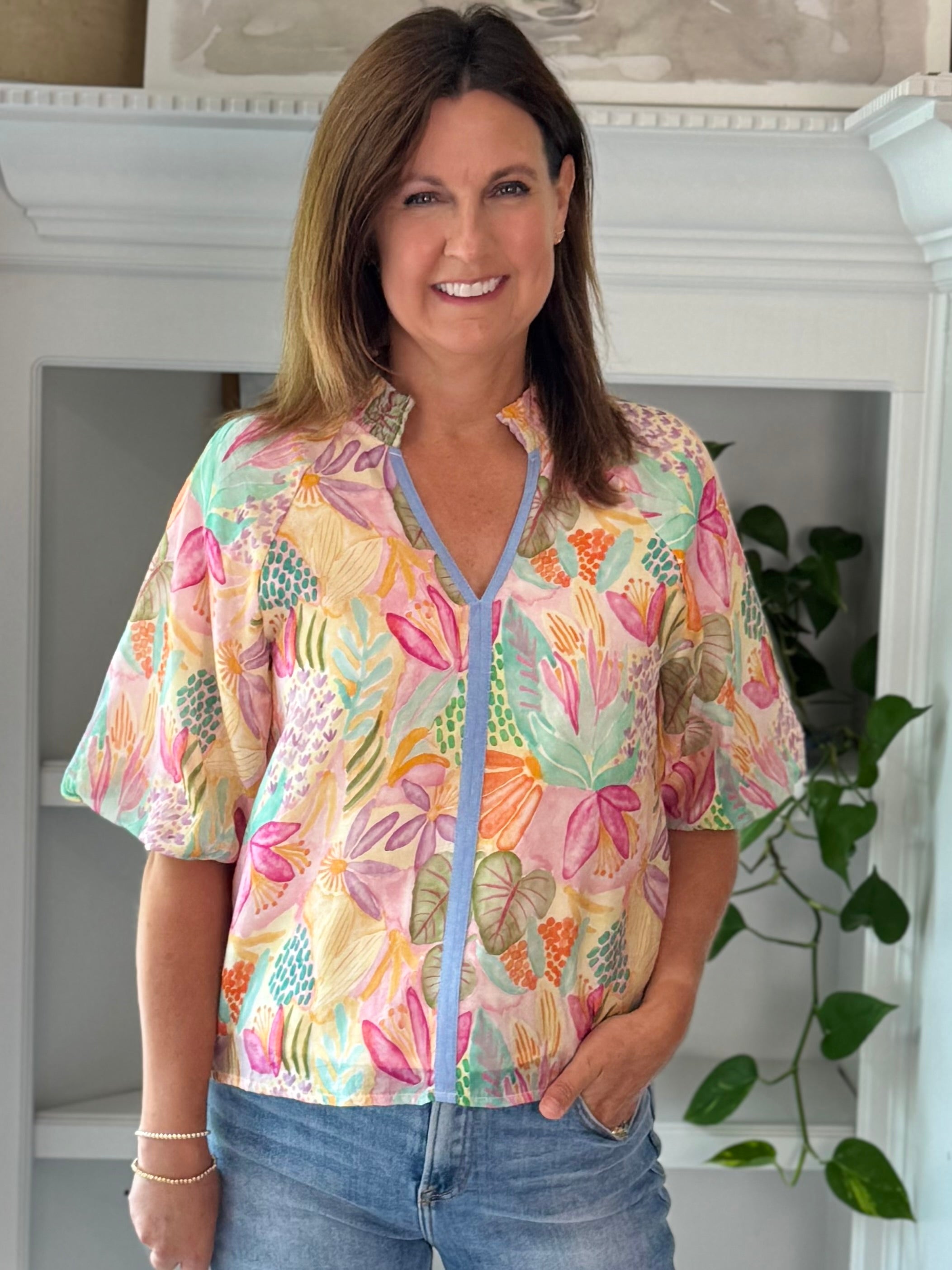 THML Palm Paradise Top