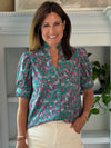 Garden Party Floral Top