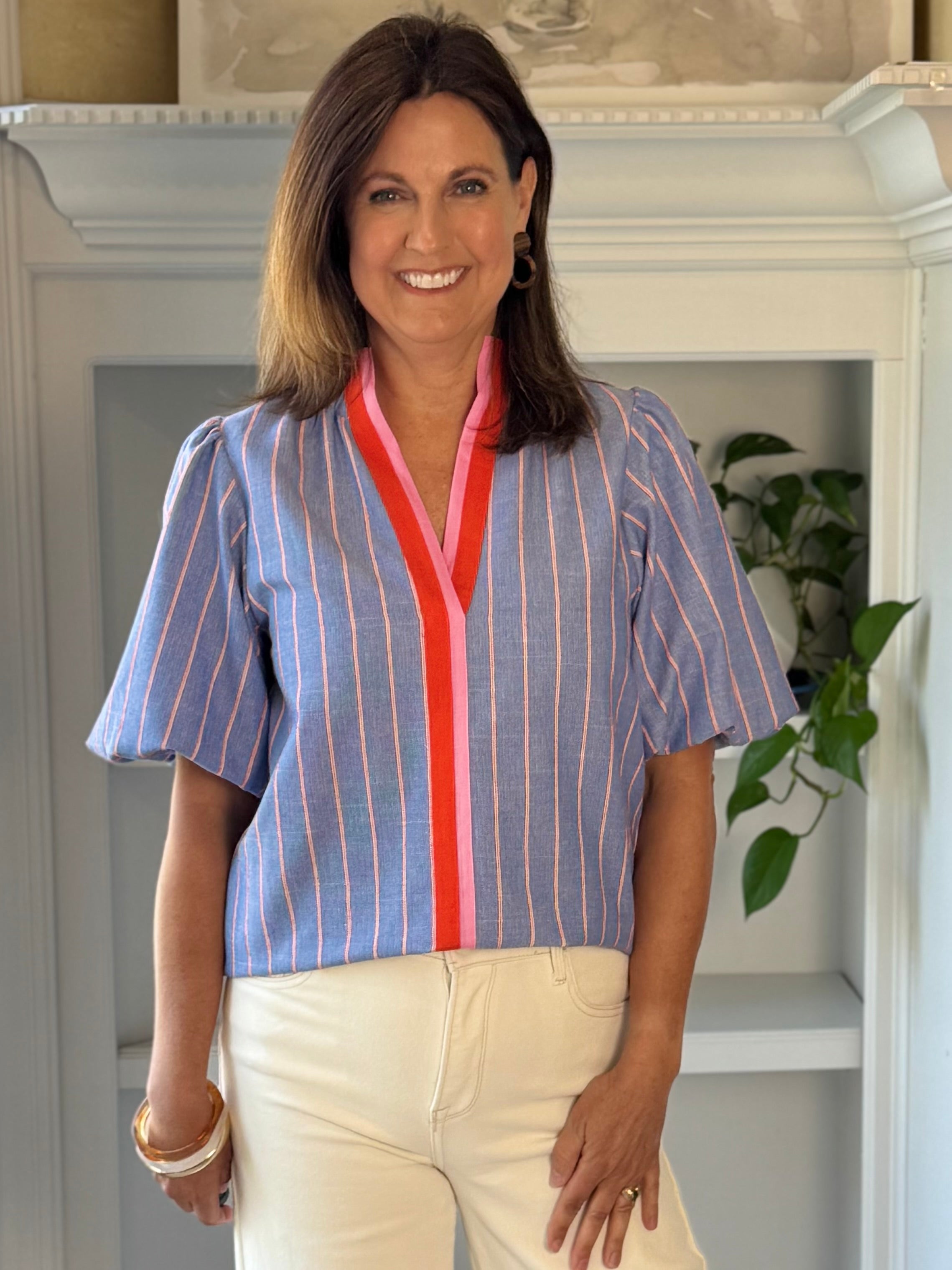 THML Bright Side Striped Top