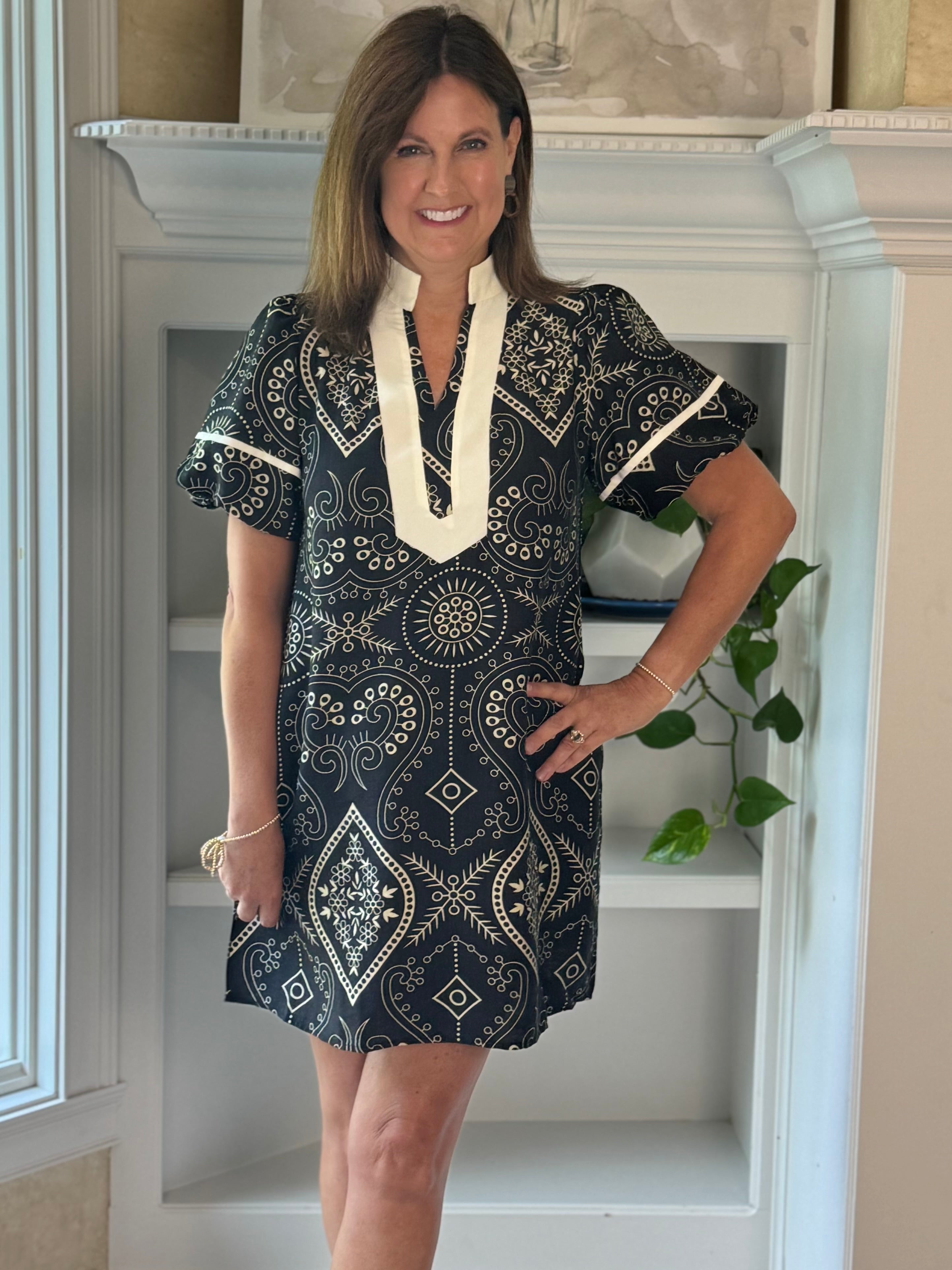 Midnight Mosaic Dress