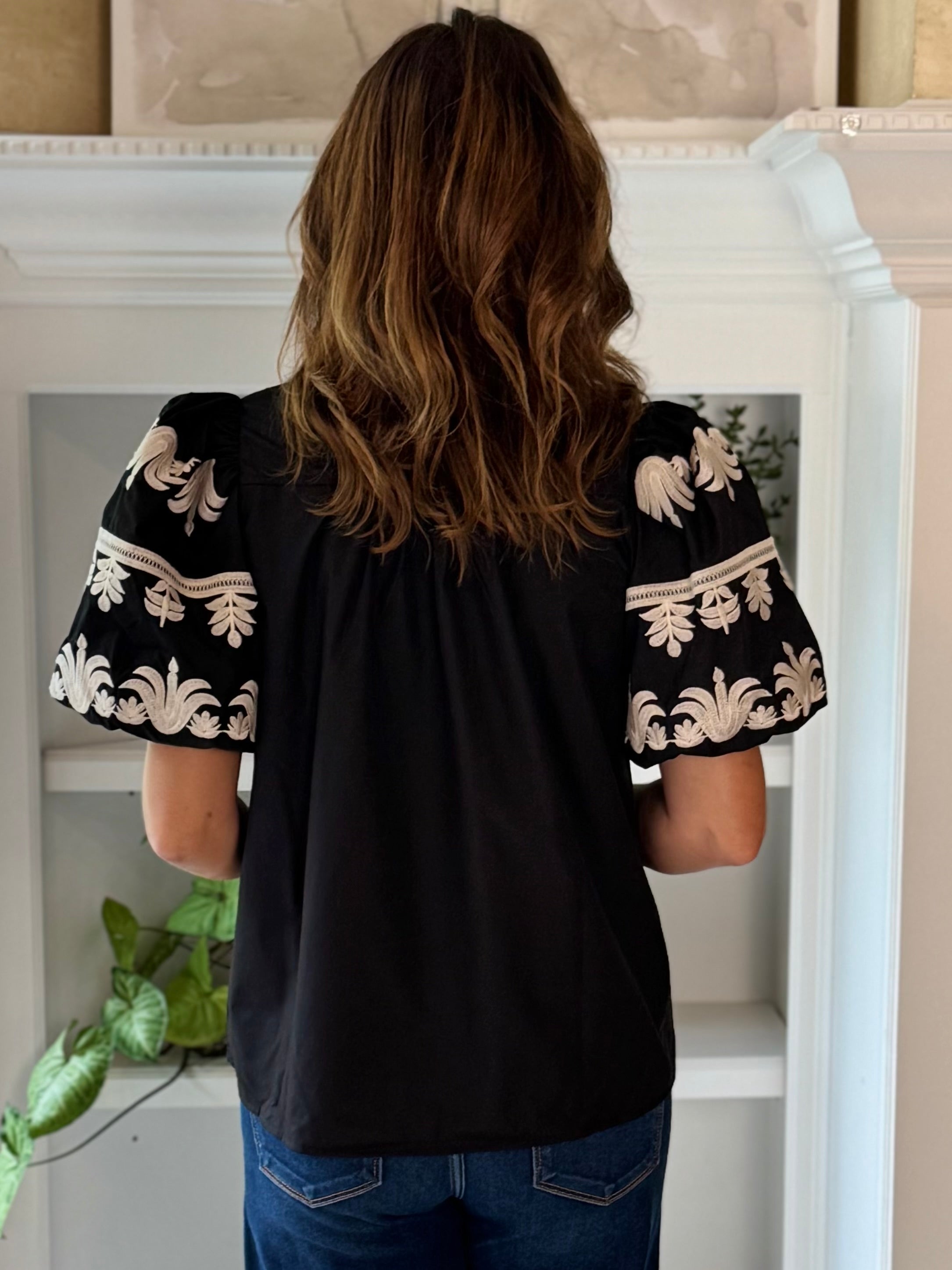 Nightfall Embroidered Blouse