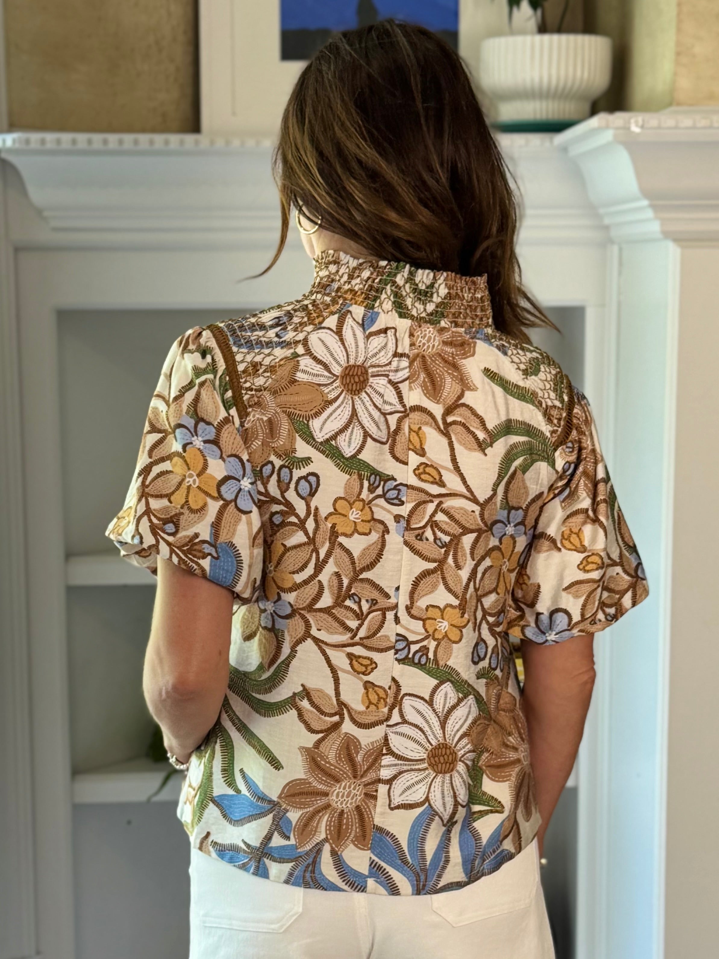 Botanical Bliss Tassel Top