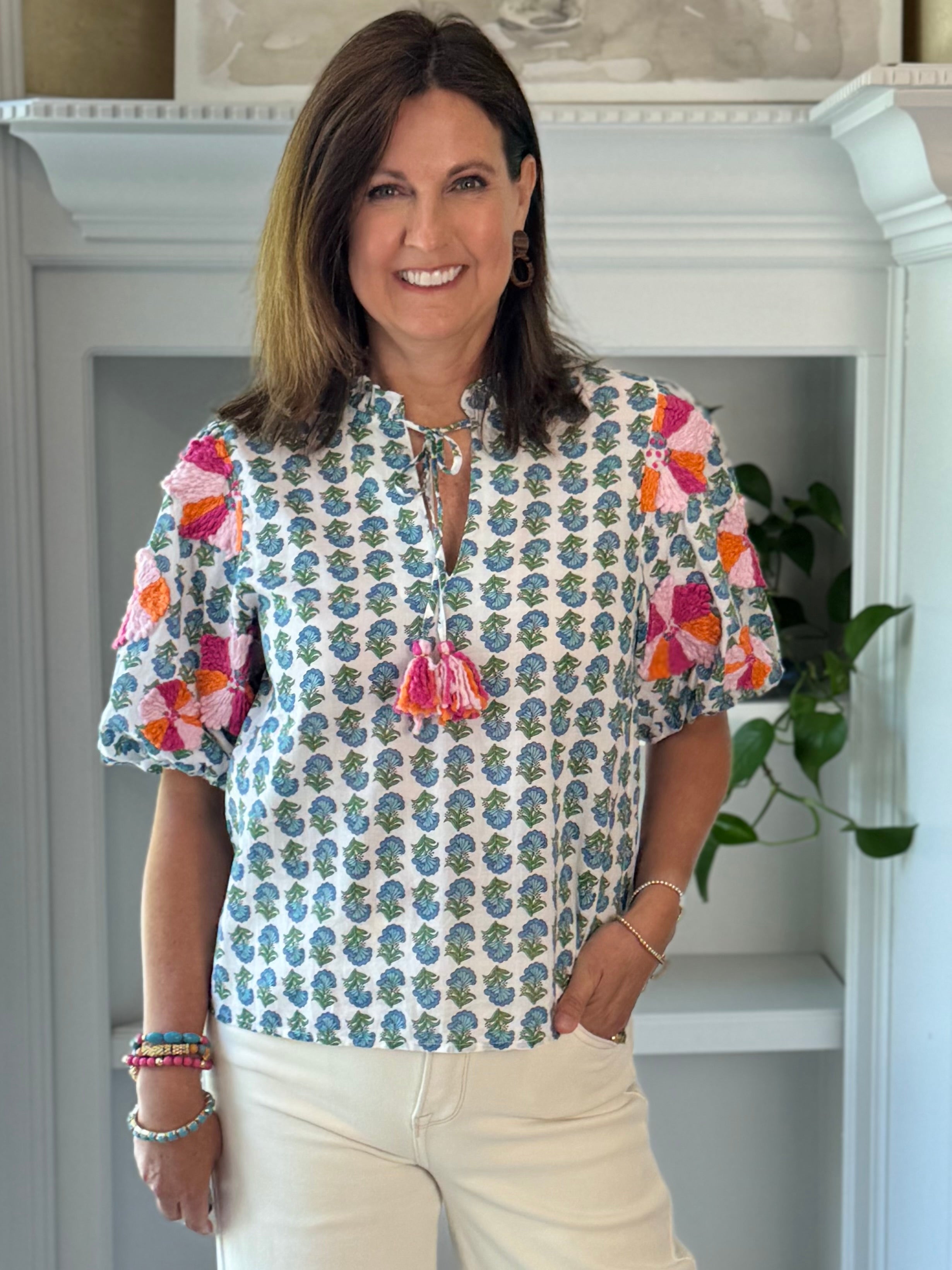 THML Color Delight Tassel Top