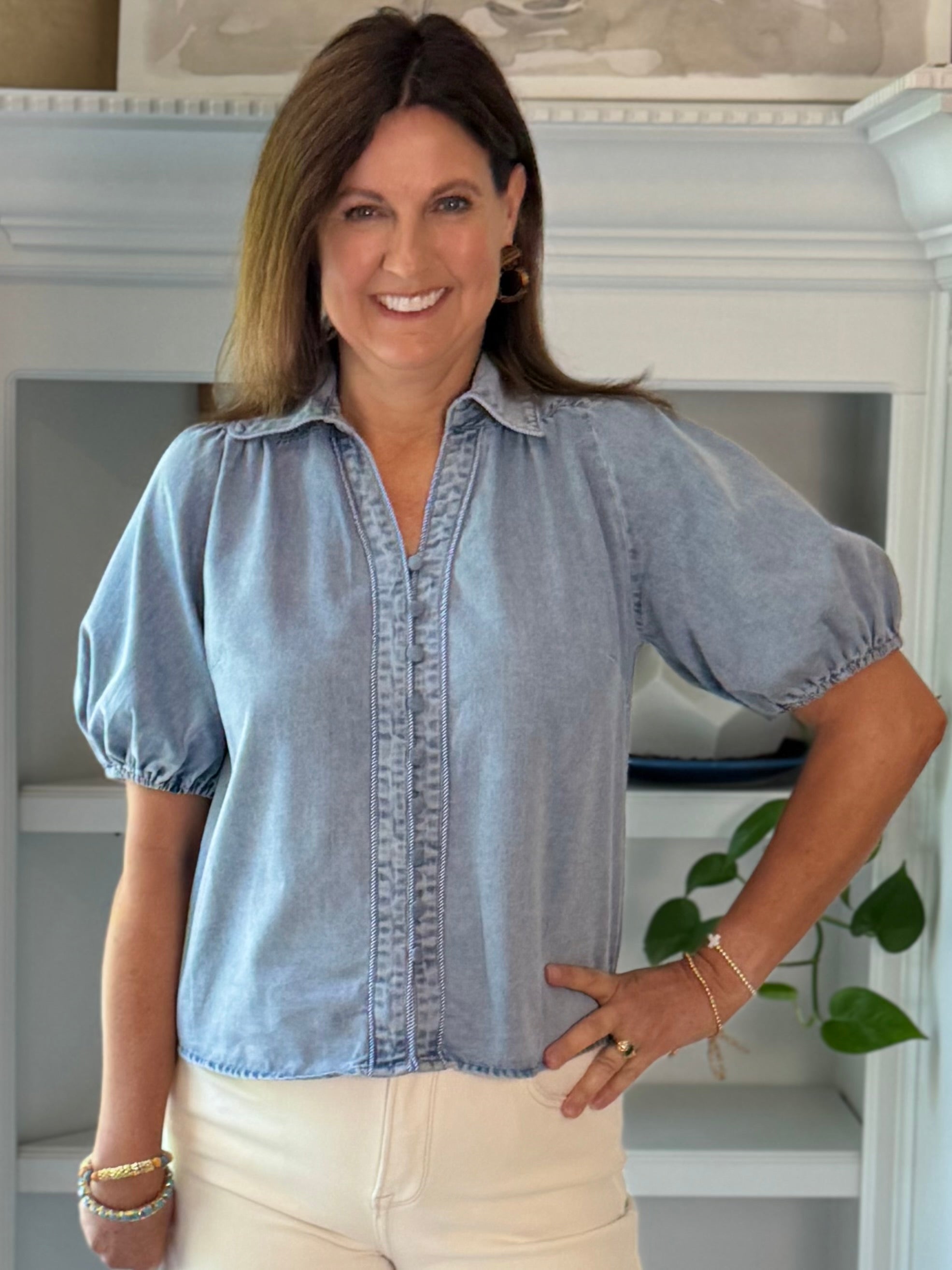Darling Denim Top