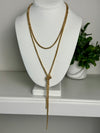 Cascades Long Rope Chain Necklace