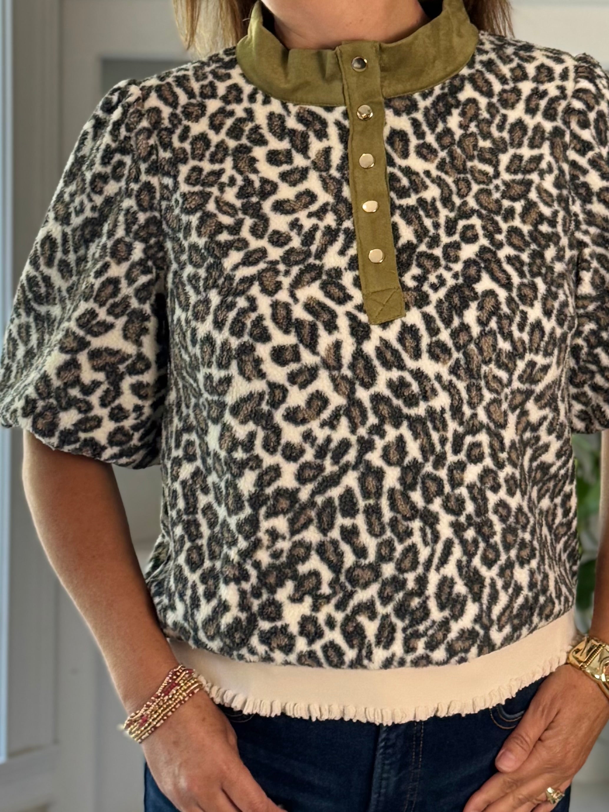 Wildly Charming Contrast Top