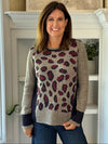 Midnight Leopard Sweater