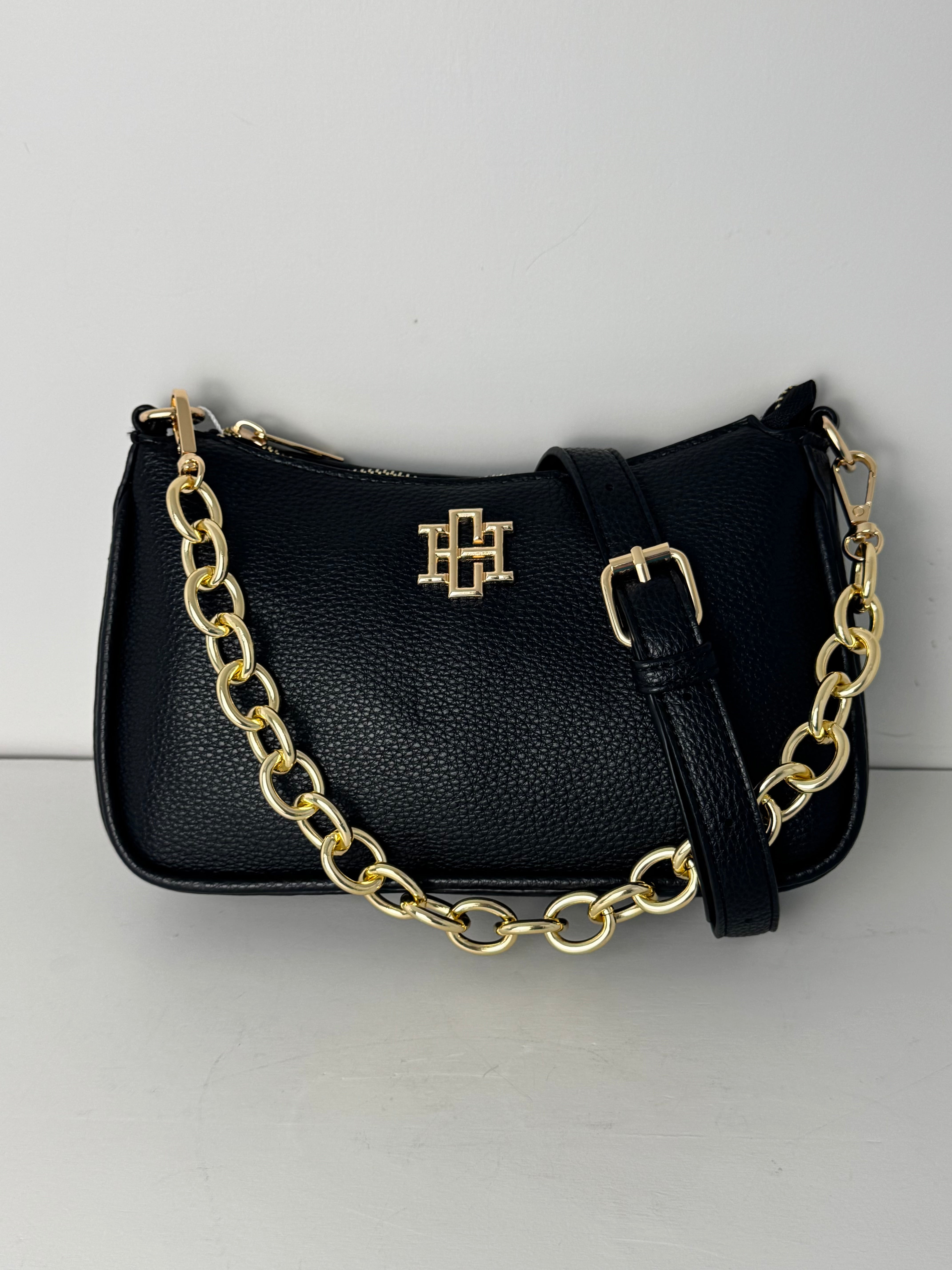 Luxe Crossbody Bag - Black