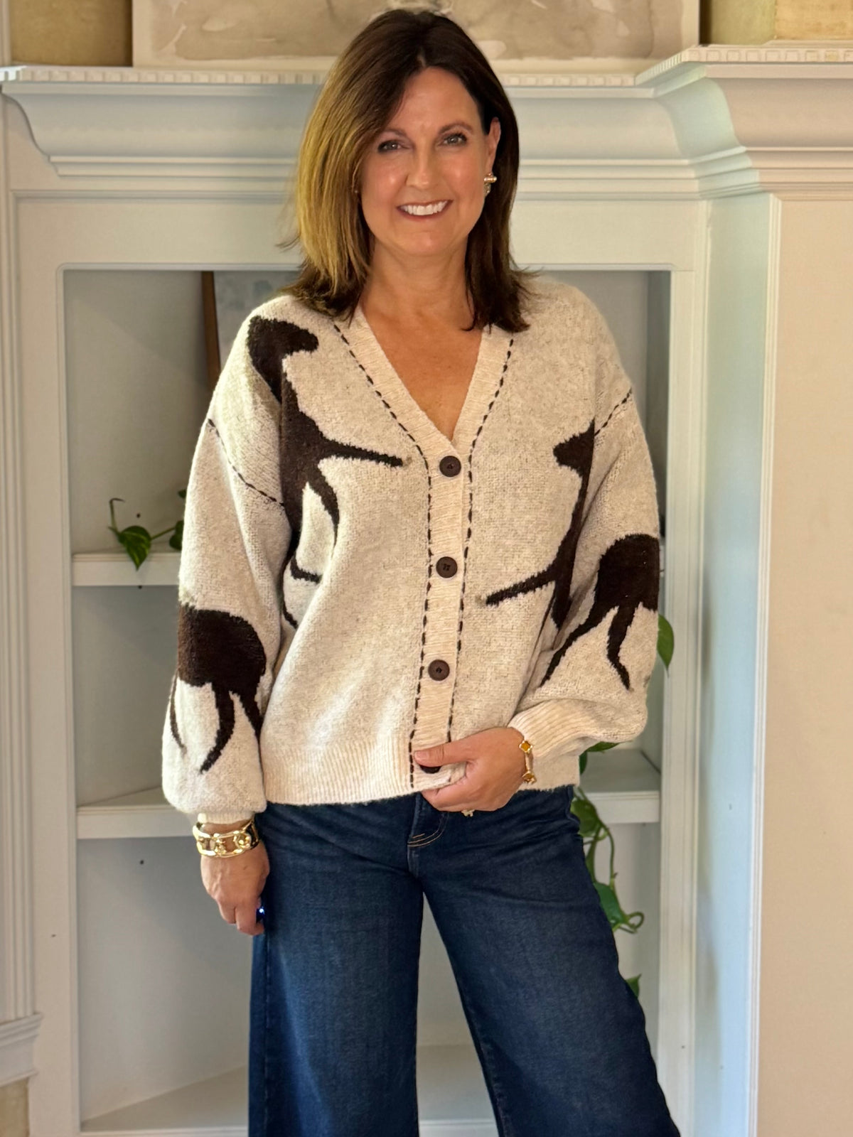 Equestrian Charm Cardigan