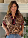 Wild Side Contrast Top