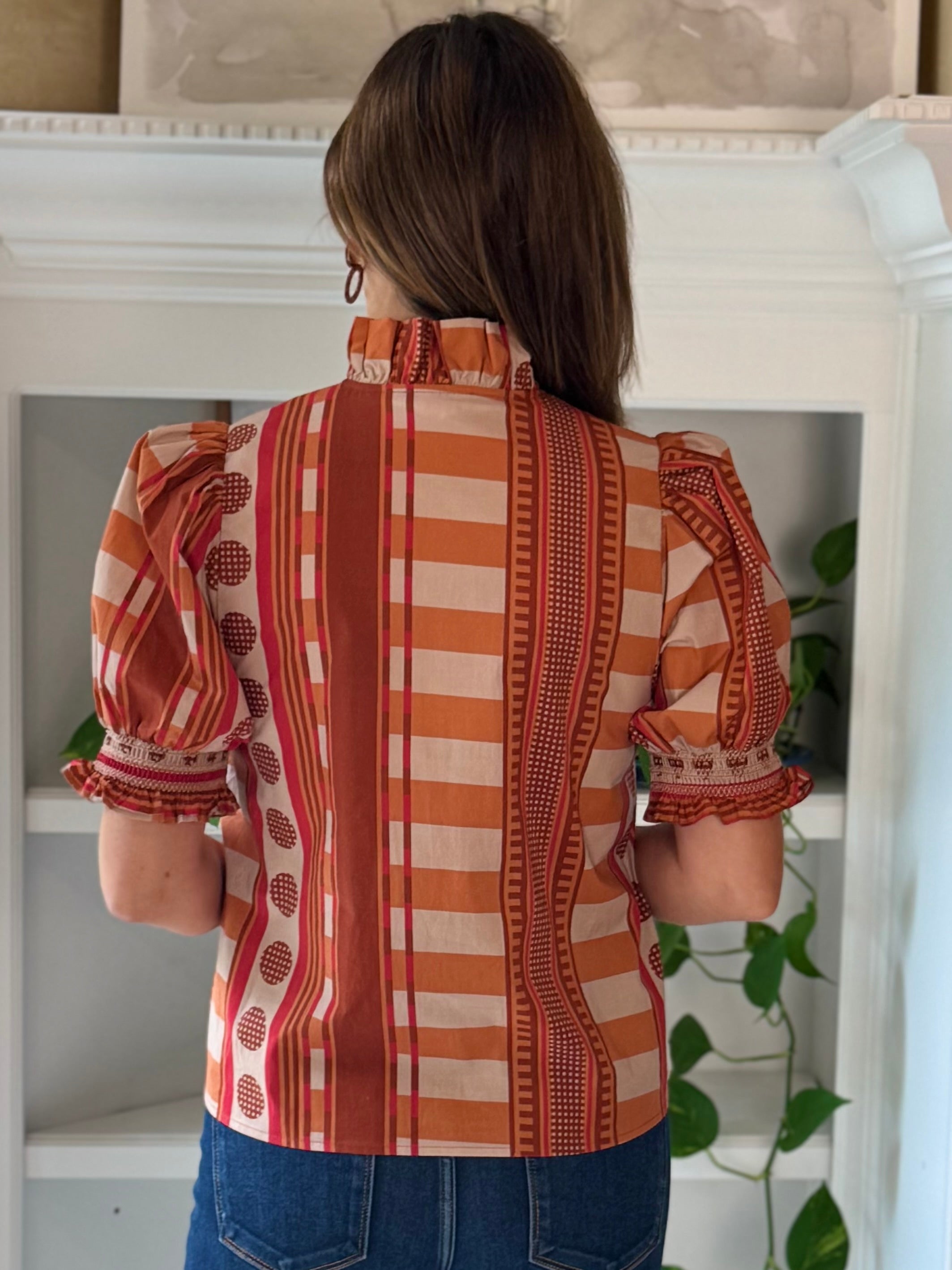Mix It Up Print Top