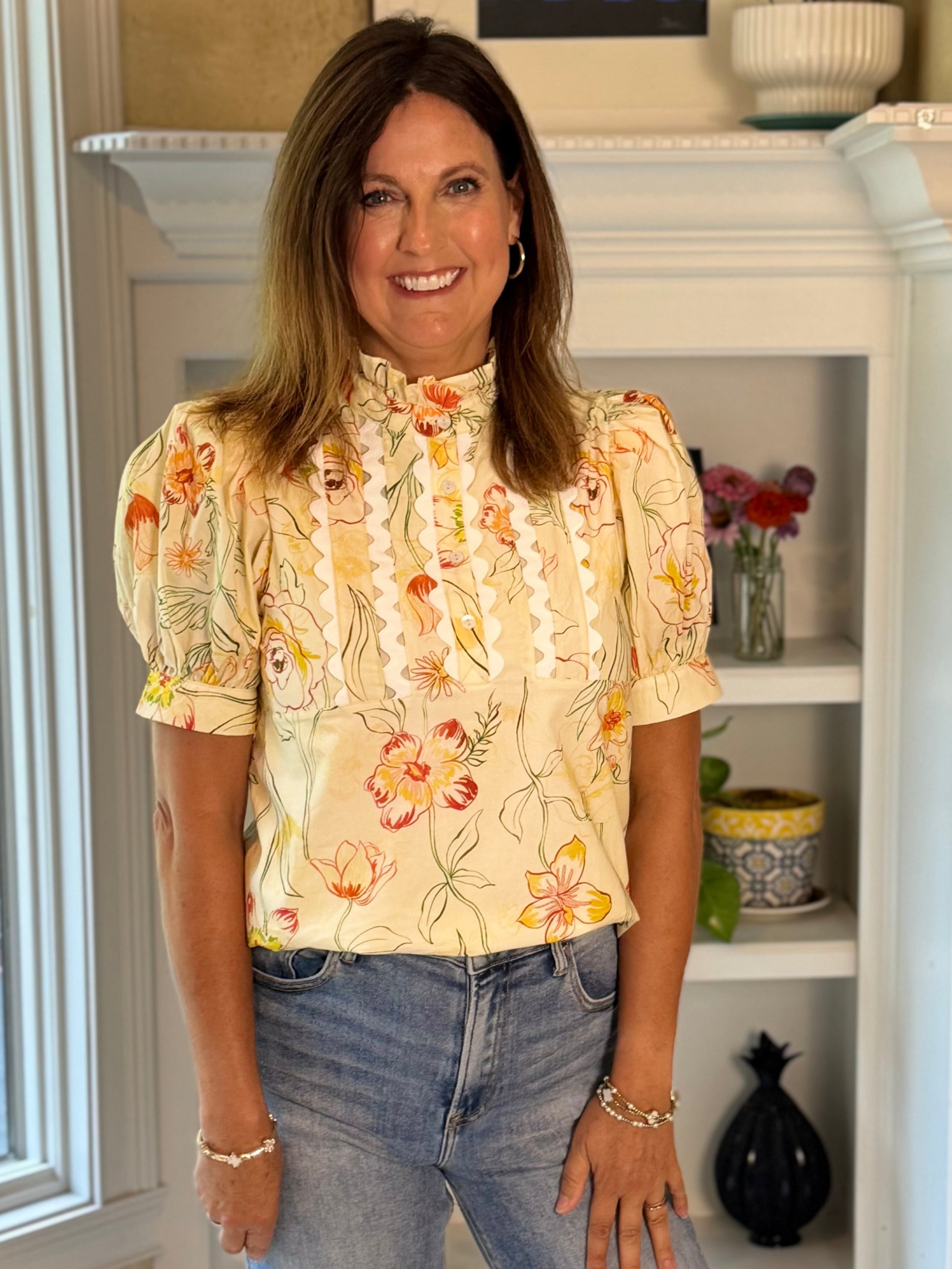 Floral Glow Top