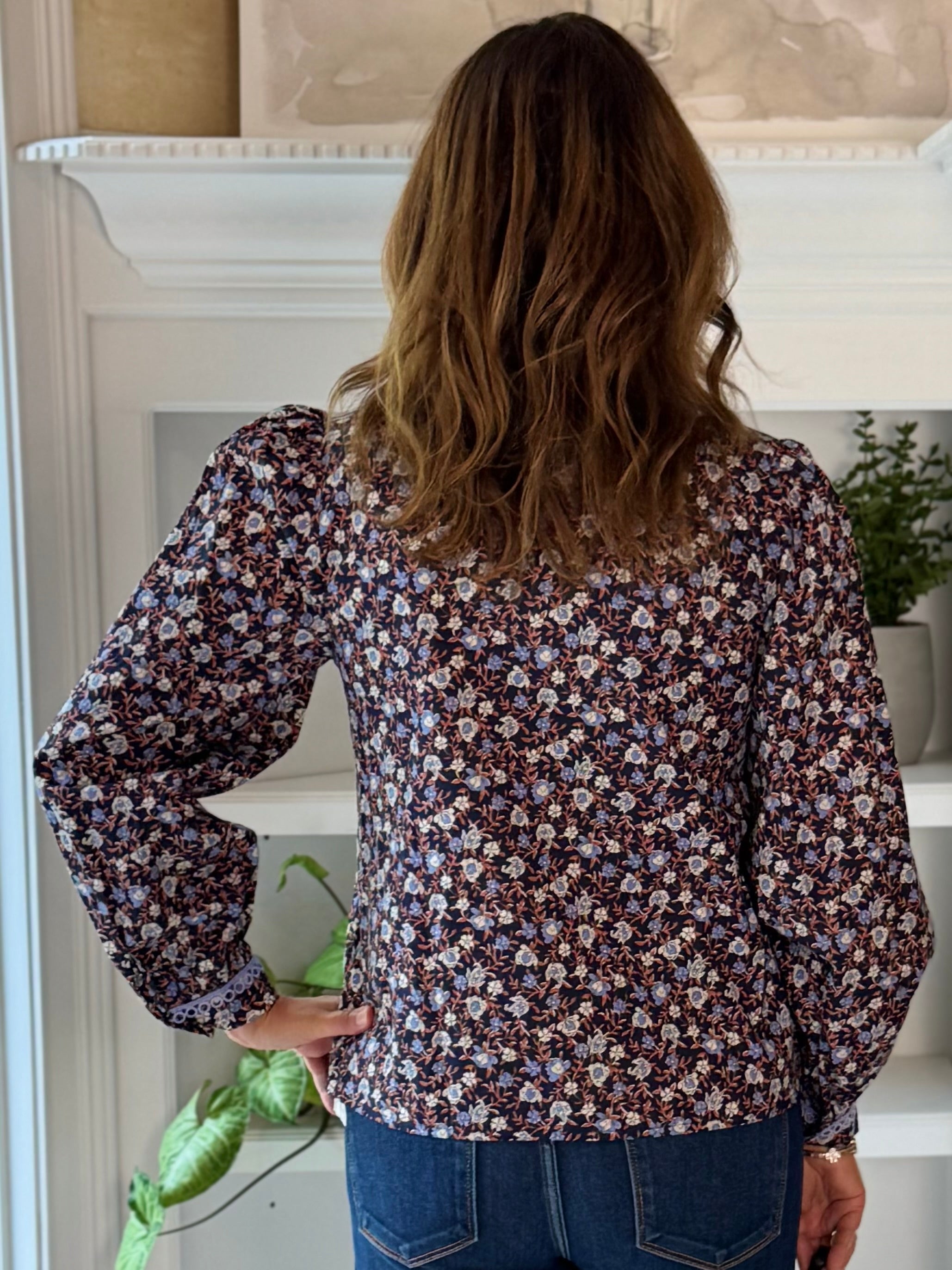 Floral Detail Top