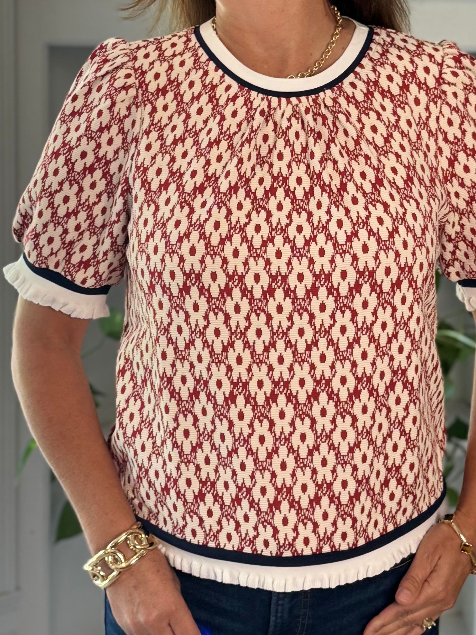 Fresh Perspective Contrast Top