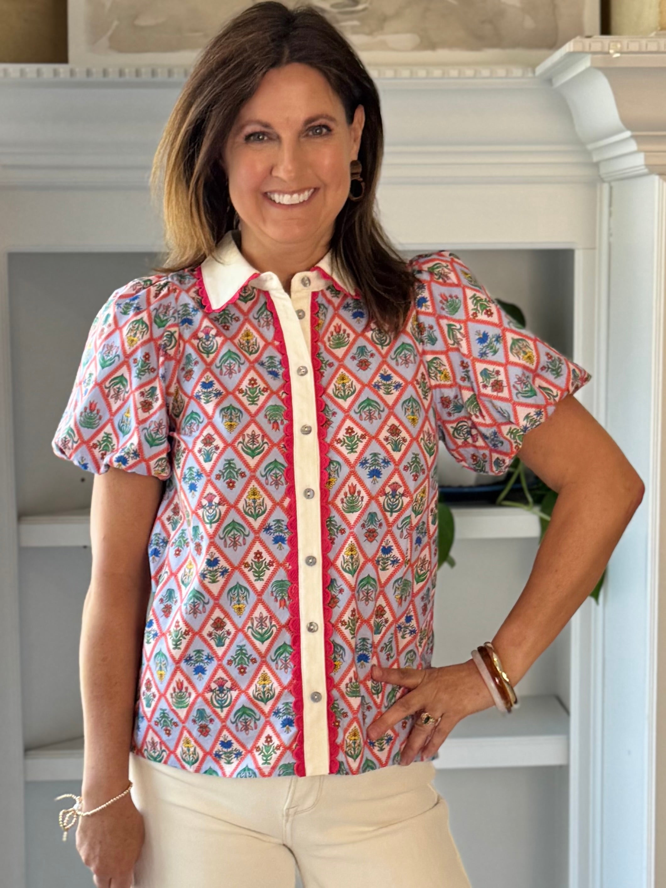 Happy Hour Print Top