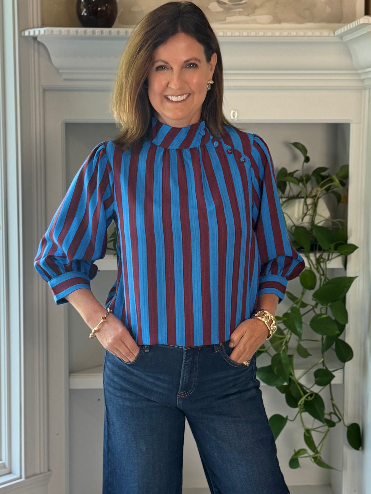 Stripe This Way Blouse