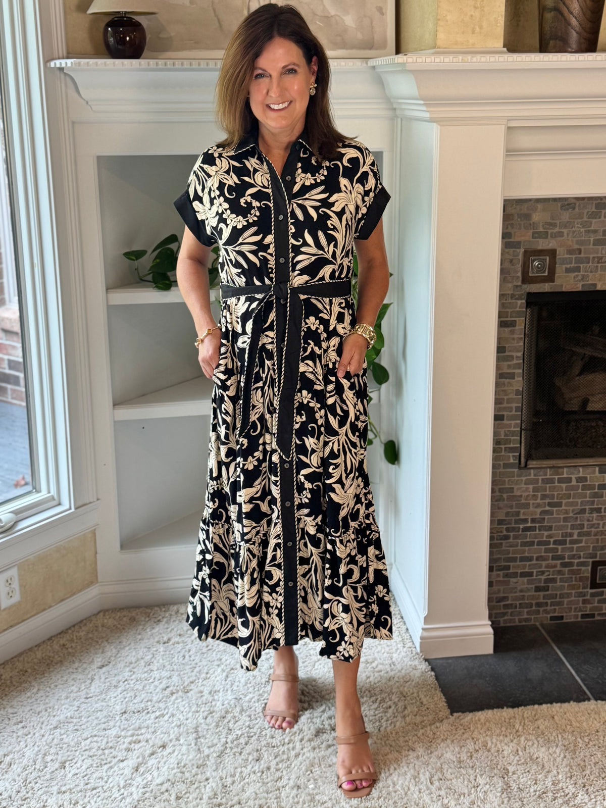 Make an Entrance Midi Dress