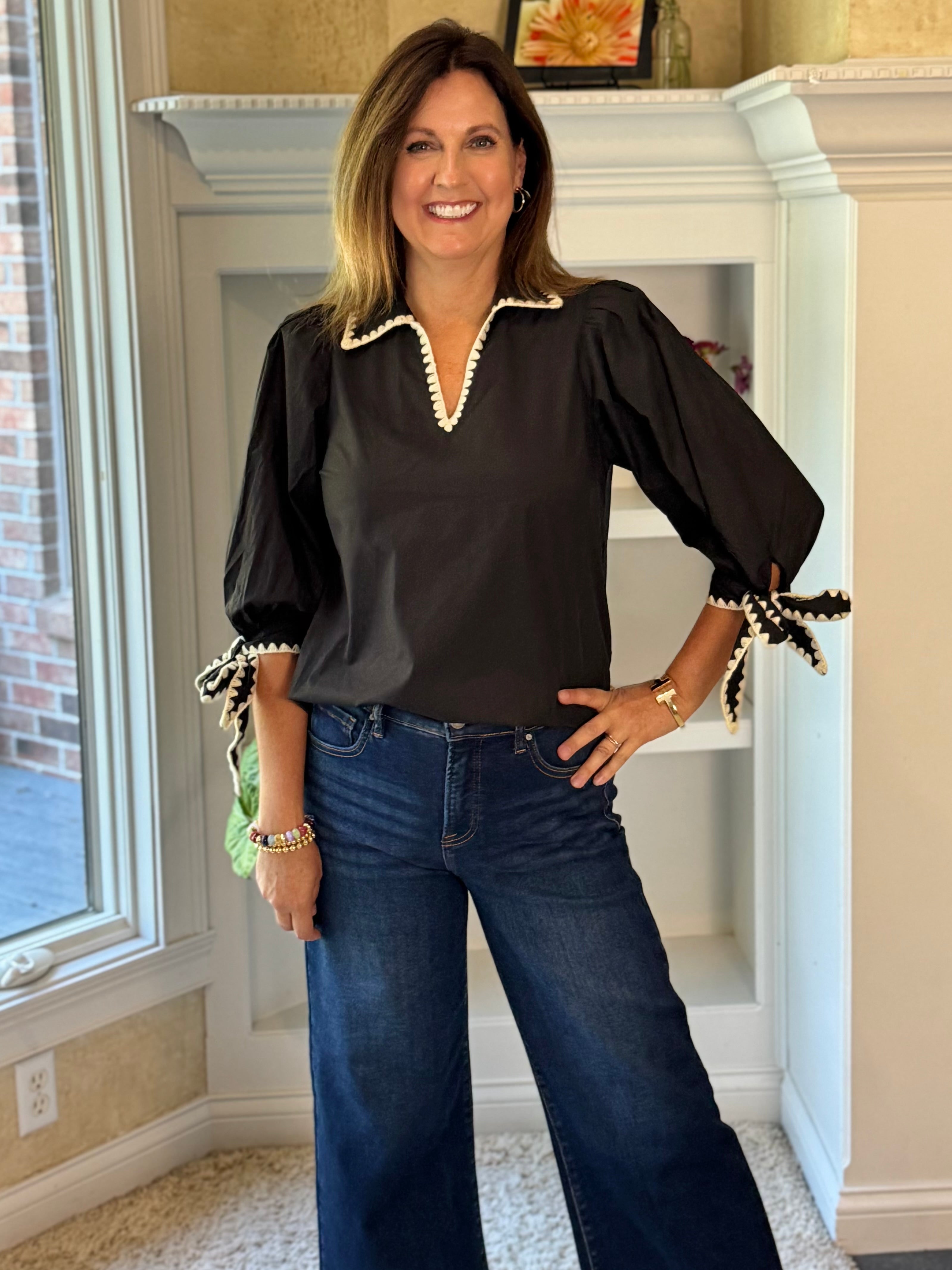 Statement Stitch Blouse