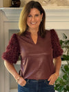 Steal the Scene Fringe Sleeve Top