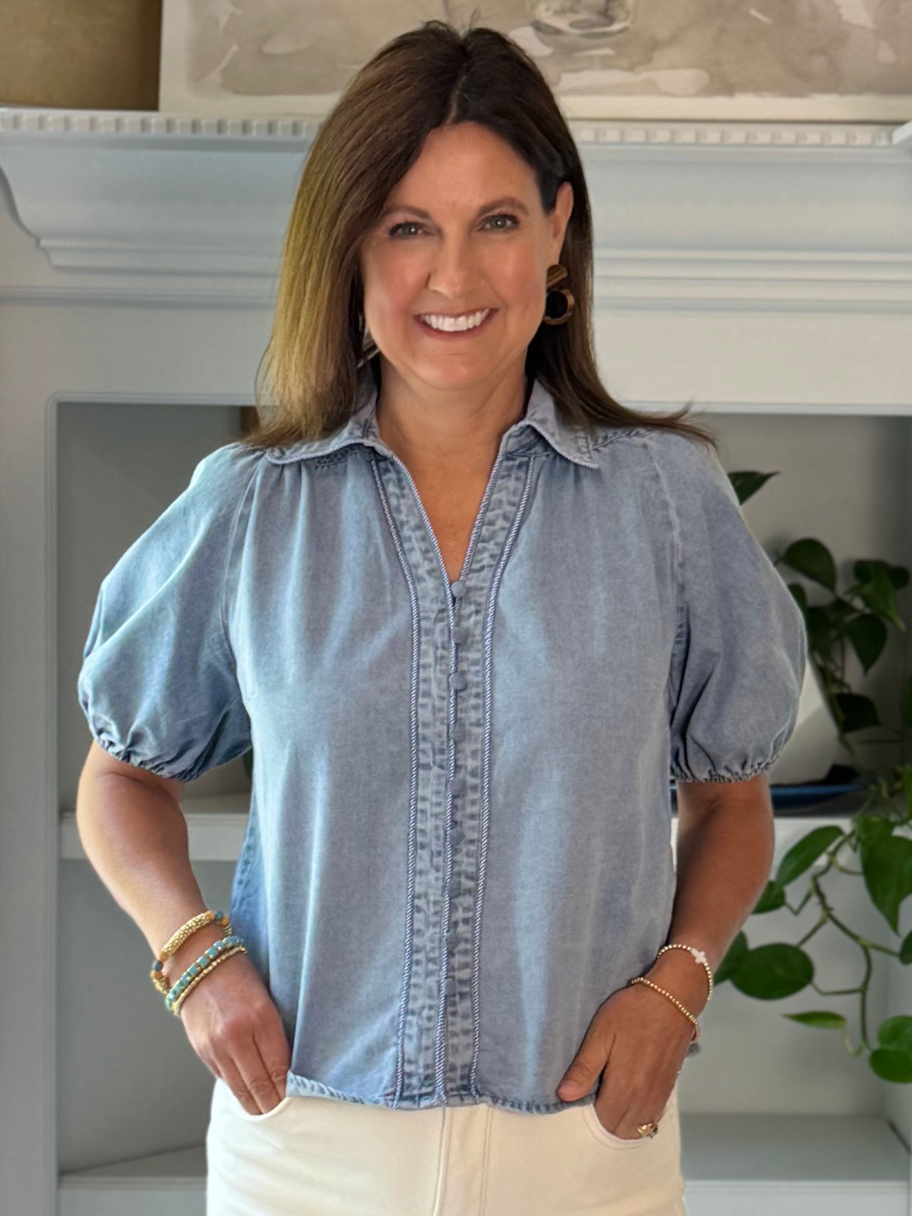 Darling Denim Top