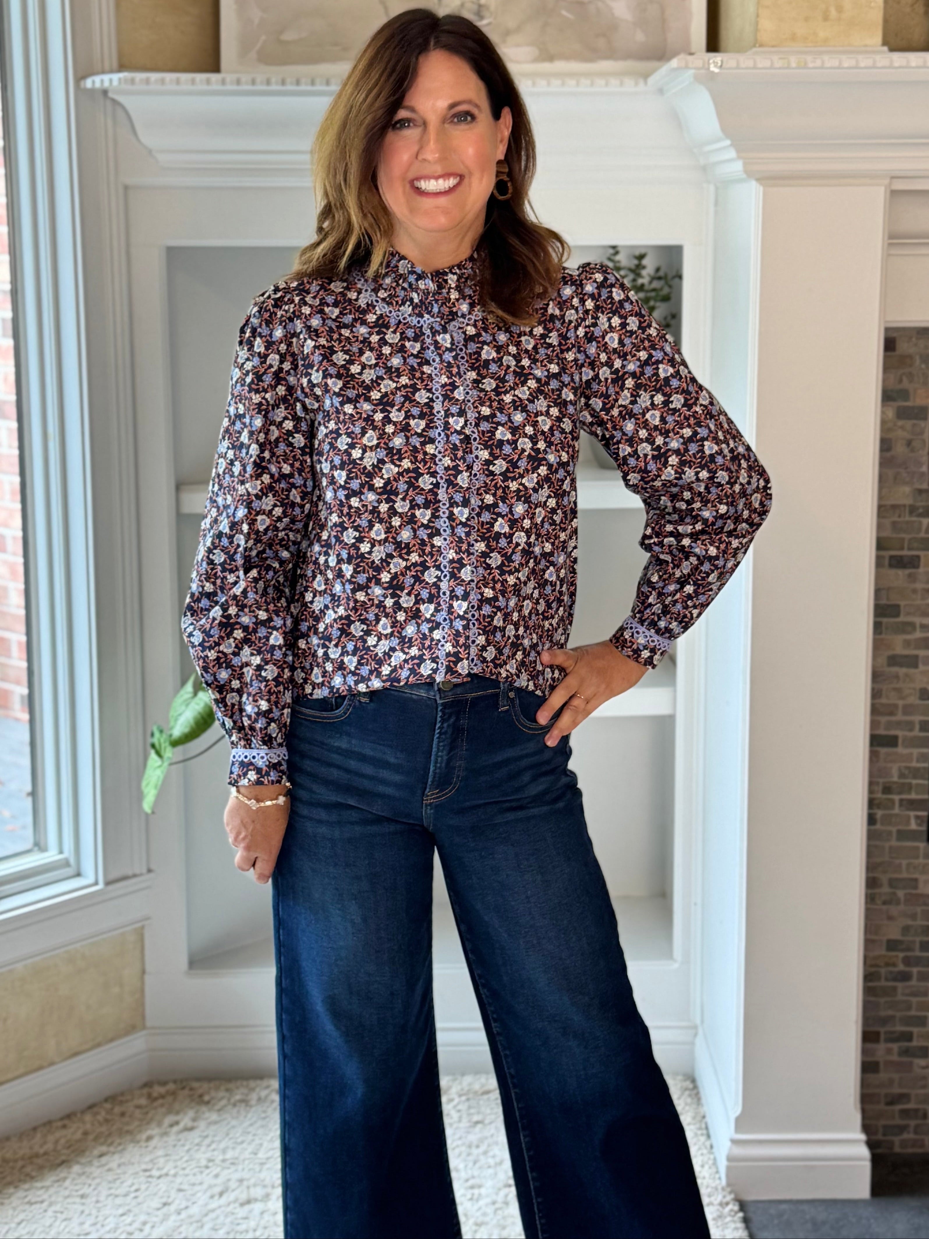 Floral Detail Top