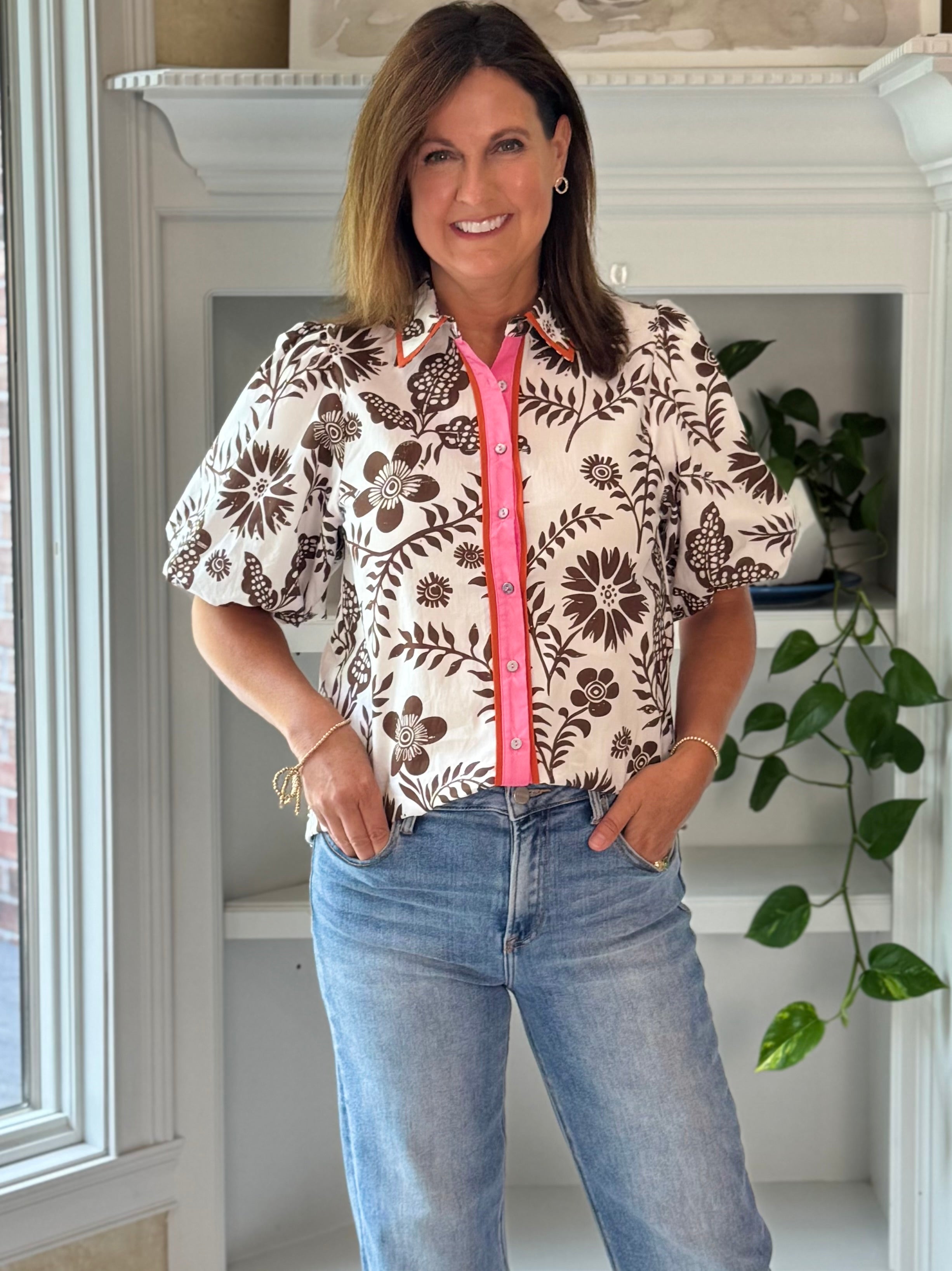 THML Sweet & Bold Contrast Top