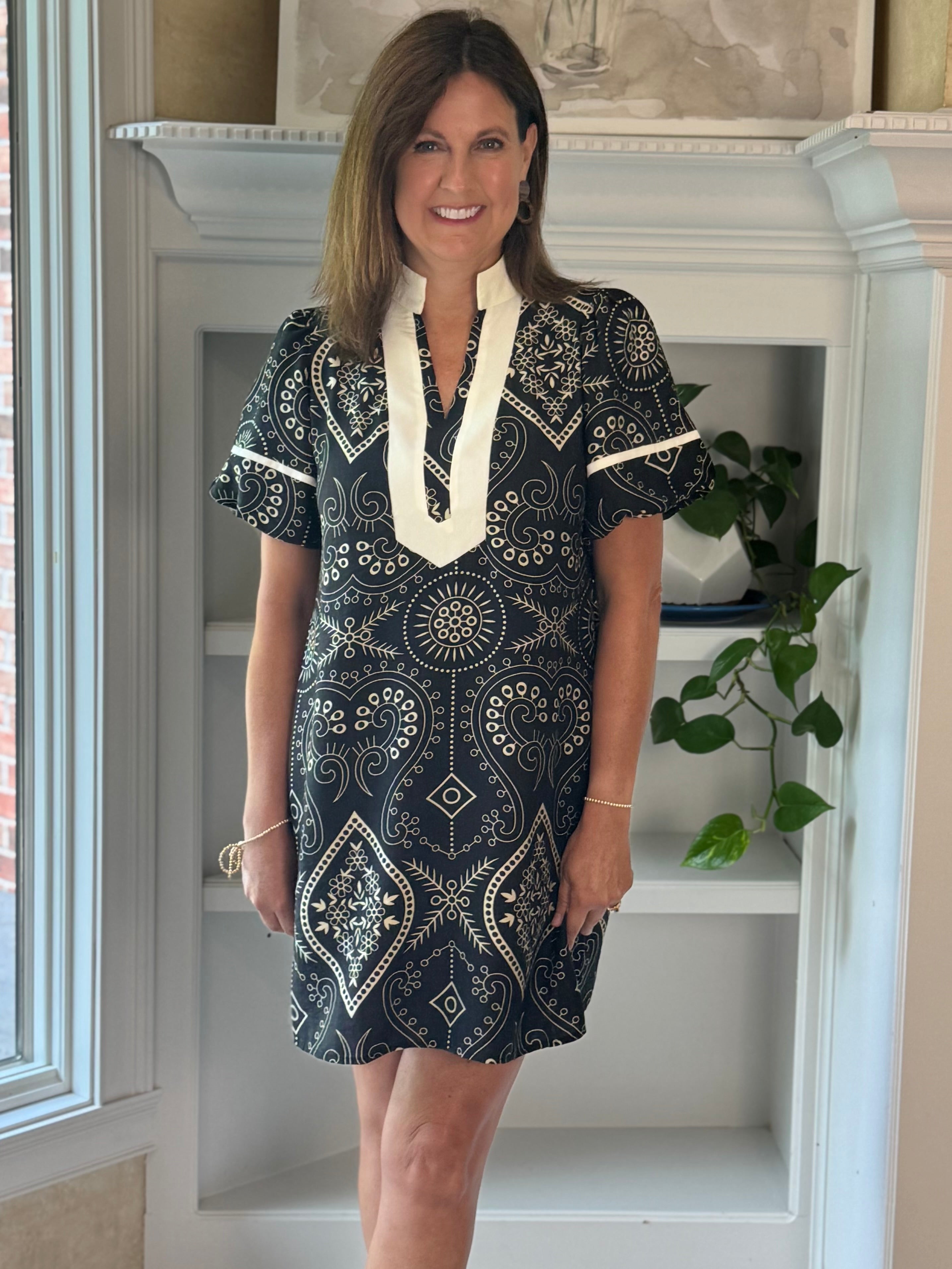 Midnight Mosaic Dress
