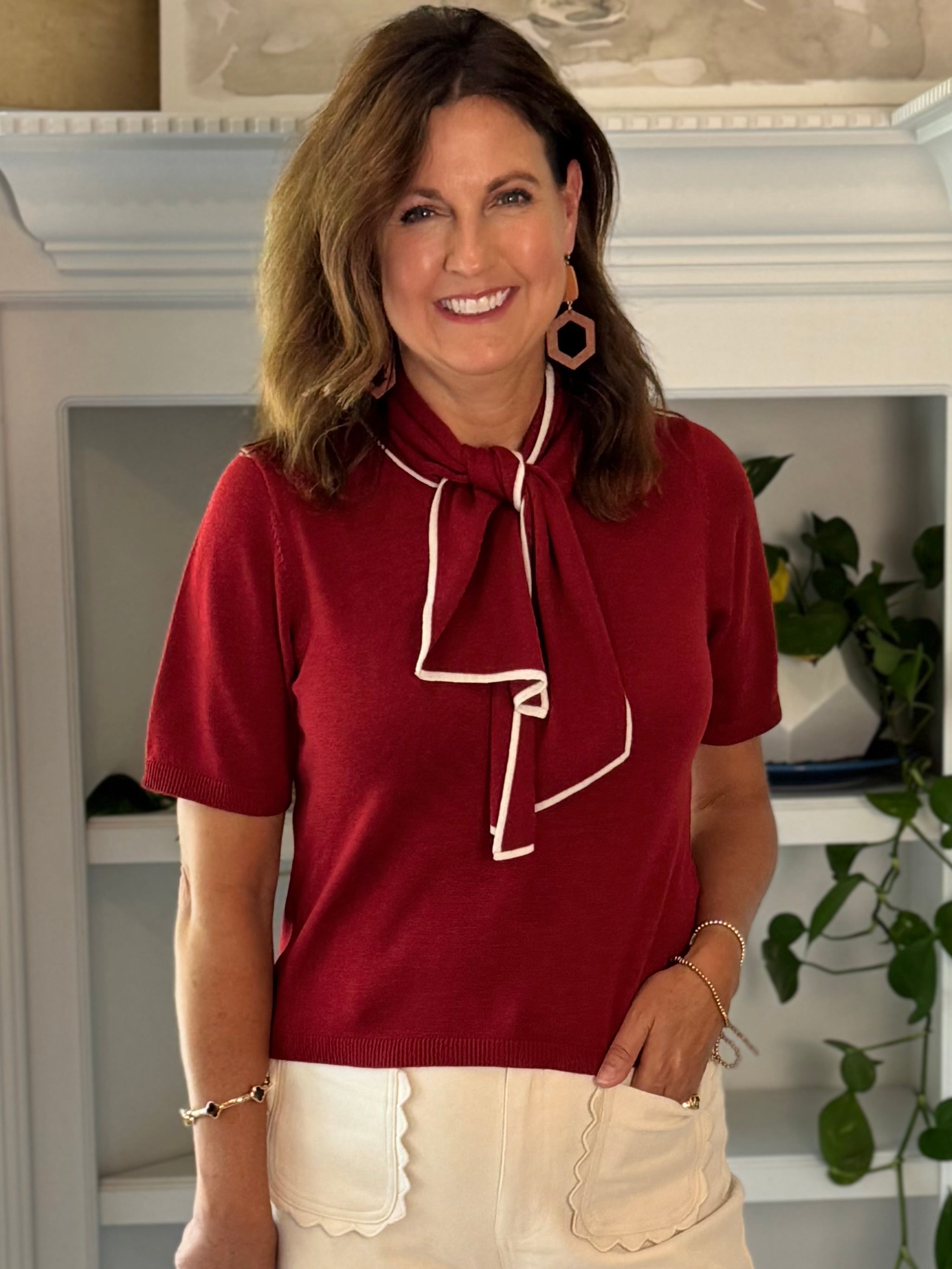 Signature Tie Knit Top