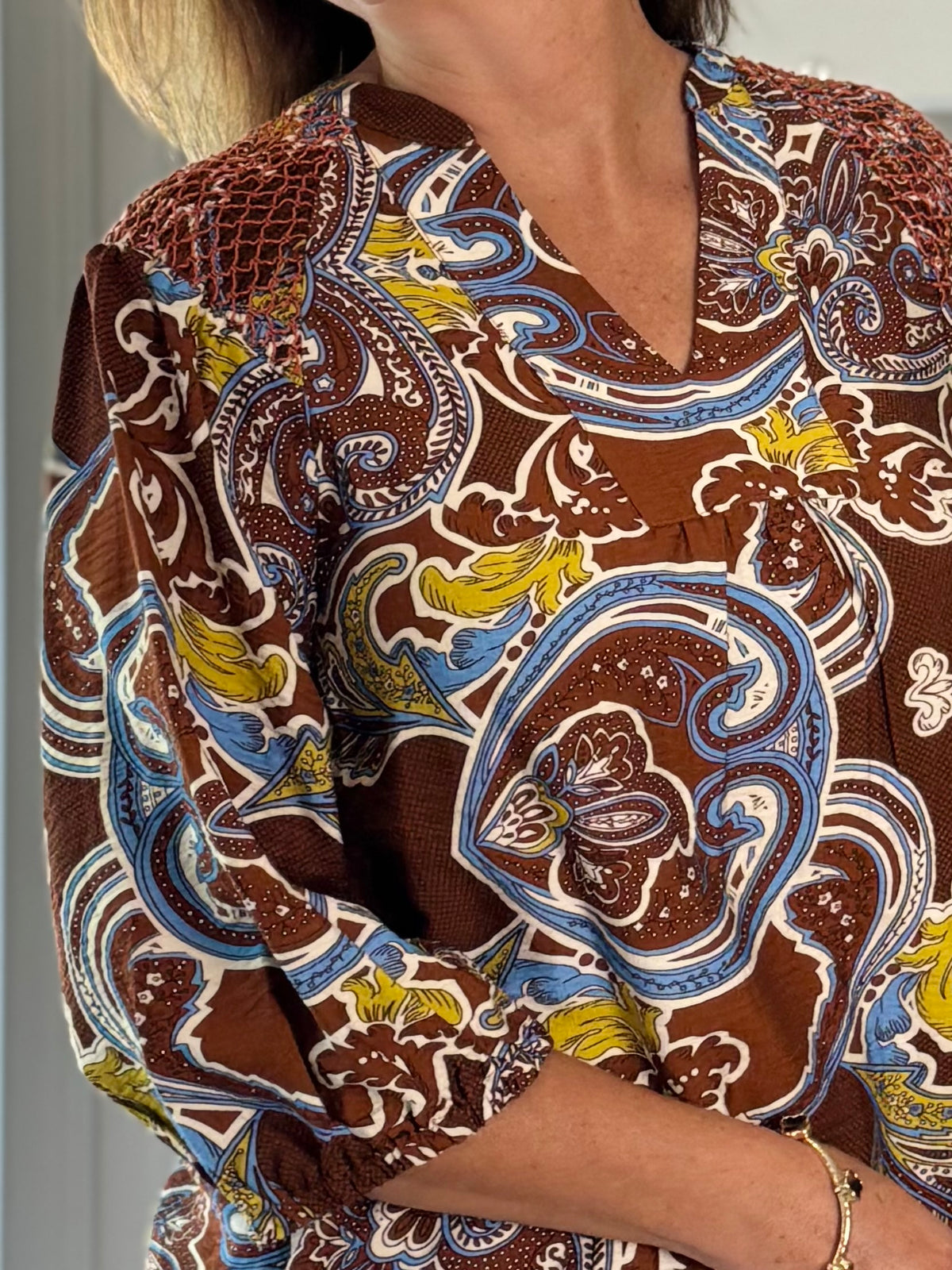 Paisley Please Print Top