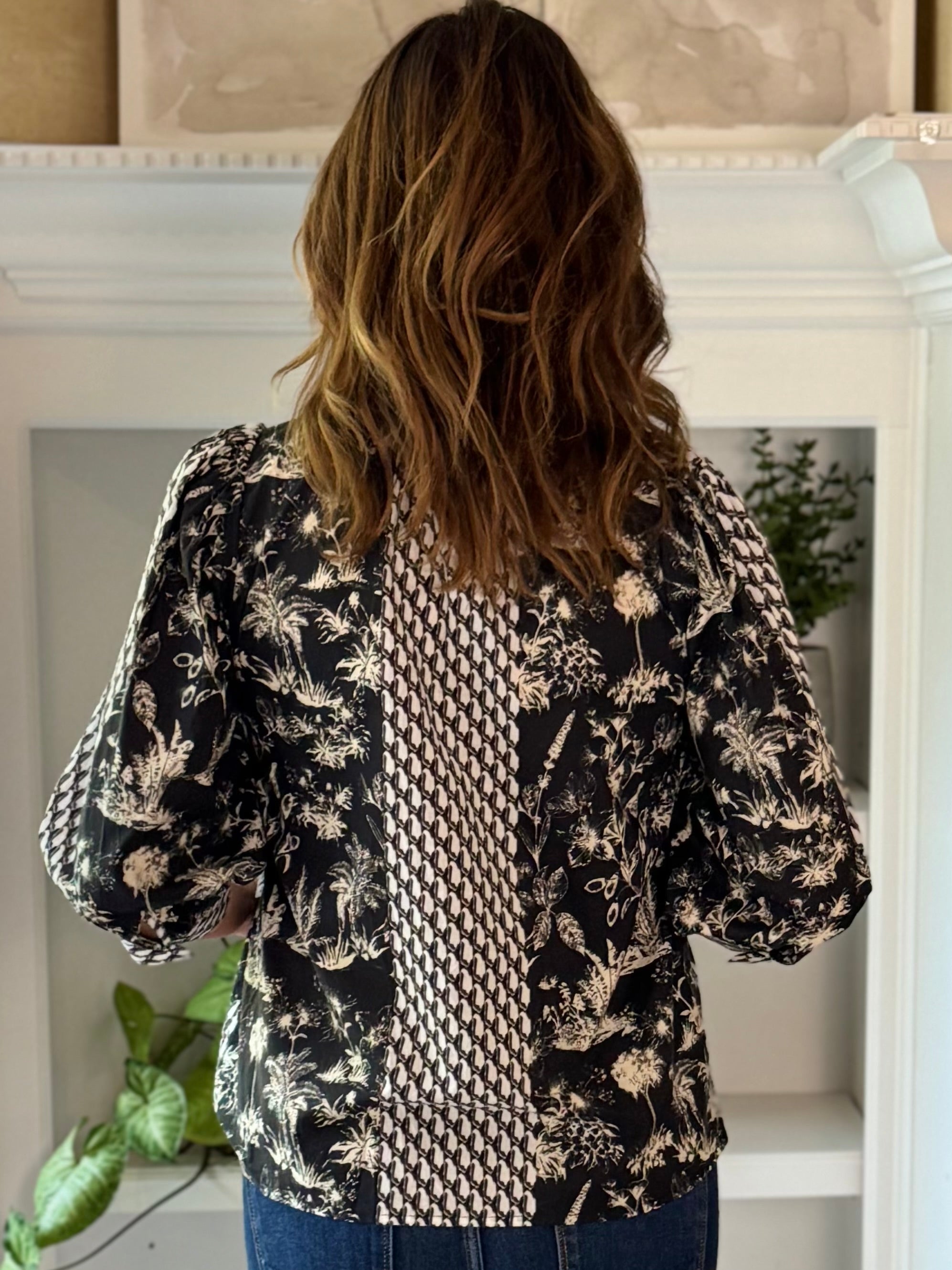 Dynamic Print Tassel Top