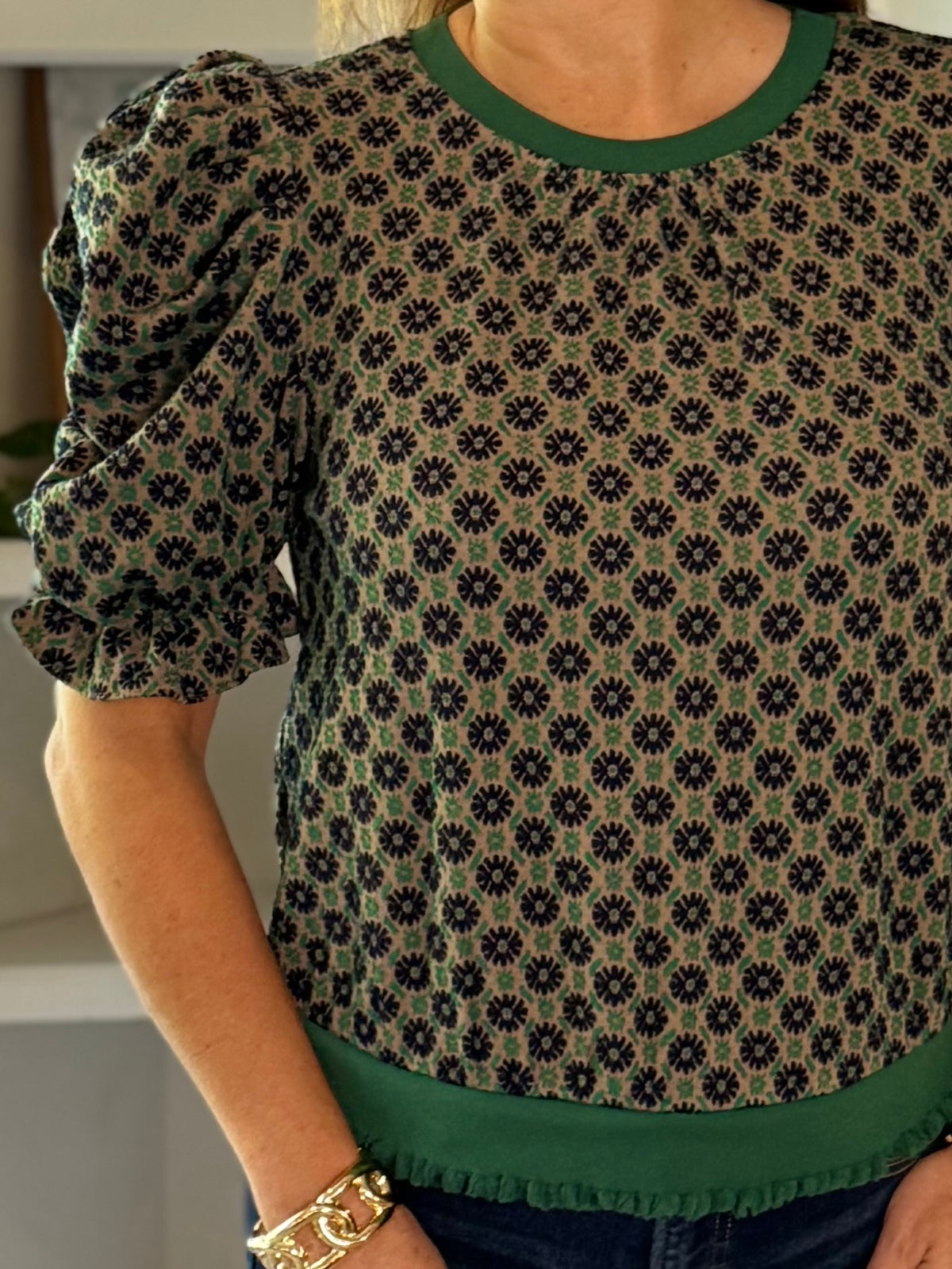 Small Wonders Print Knit Top