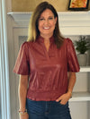 Gleaming Garnet Top
