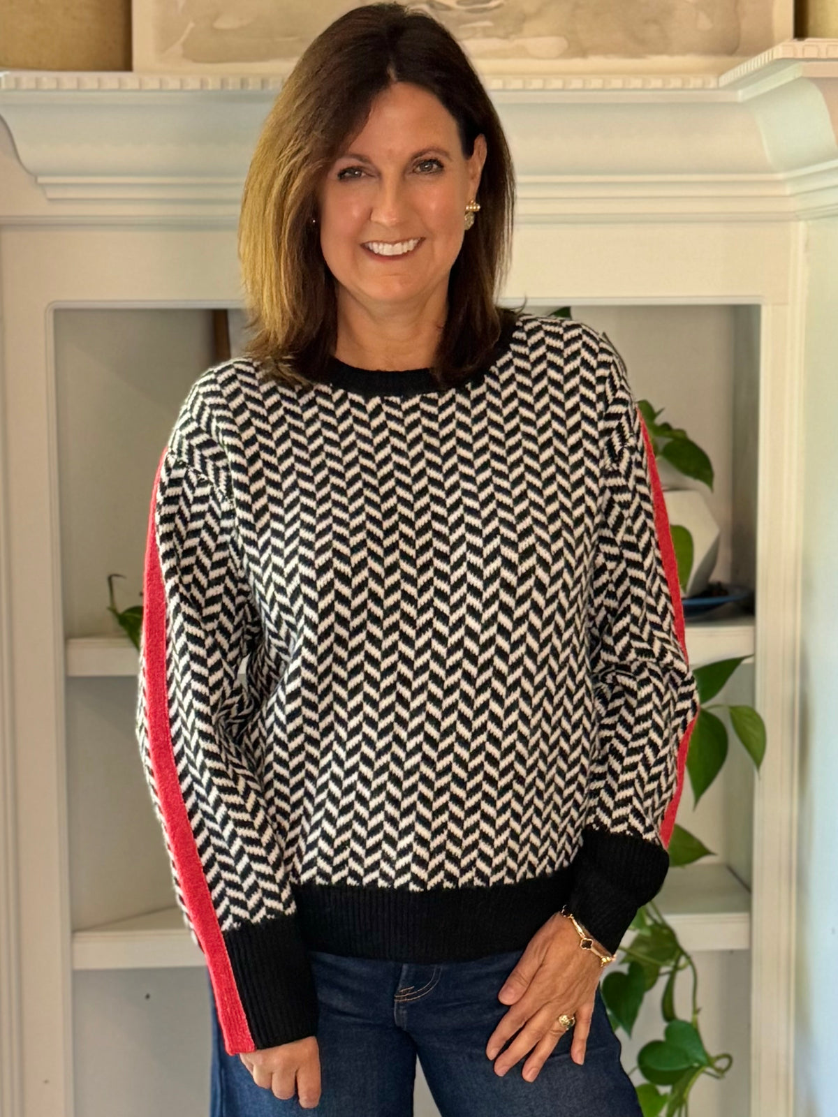 Classic Meets Bold Sweater
