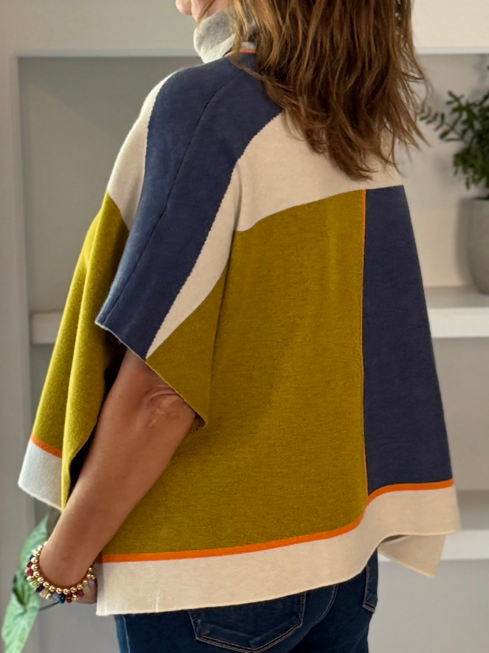 THML Colorblock Breeze Poncho