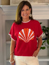 Seaside Shell Knit Top
