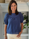 Current Air Eyelet Top