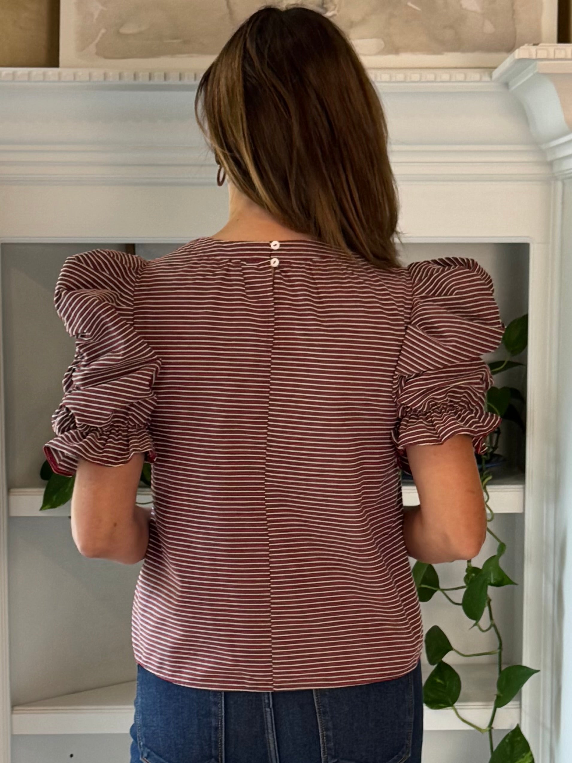 Stripe a Pose Top