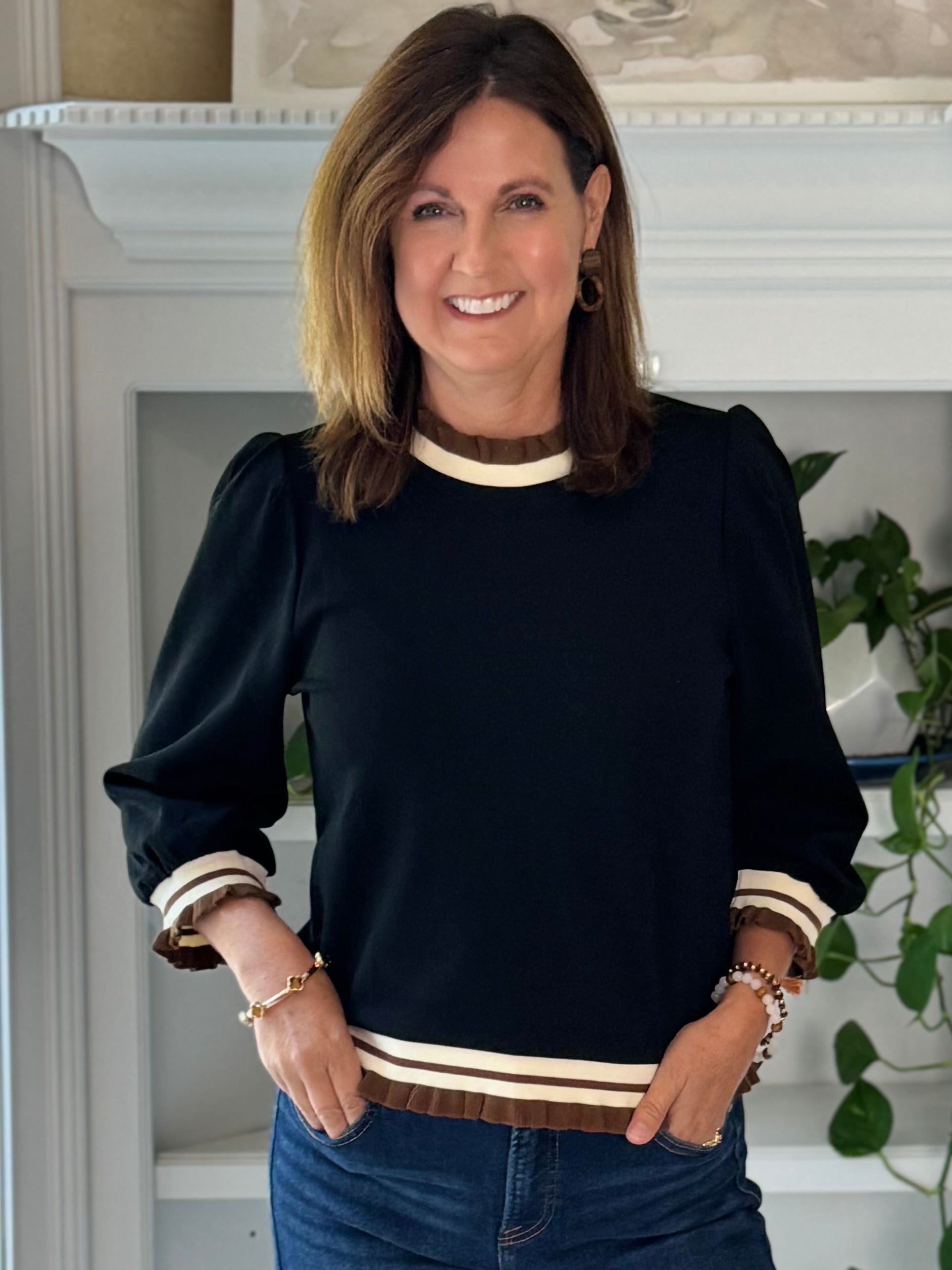 Preppy with a Twist Top