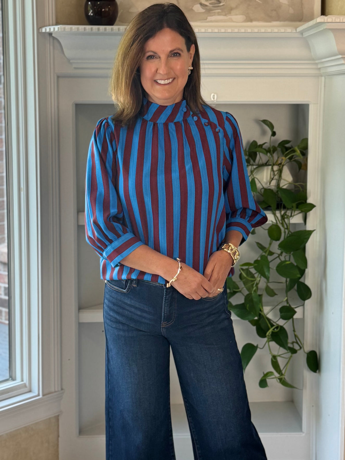 Stripe This Way Blouse